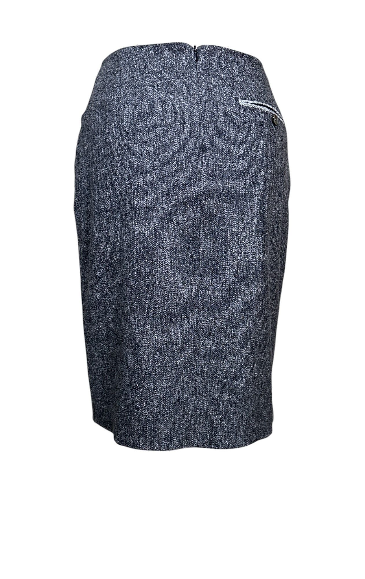 Paul Smith Wool Midi Skirt Size 30" / US 8 / IT 44 - 4 Thumbnail