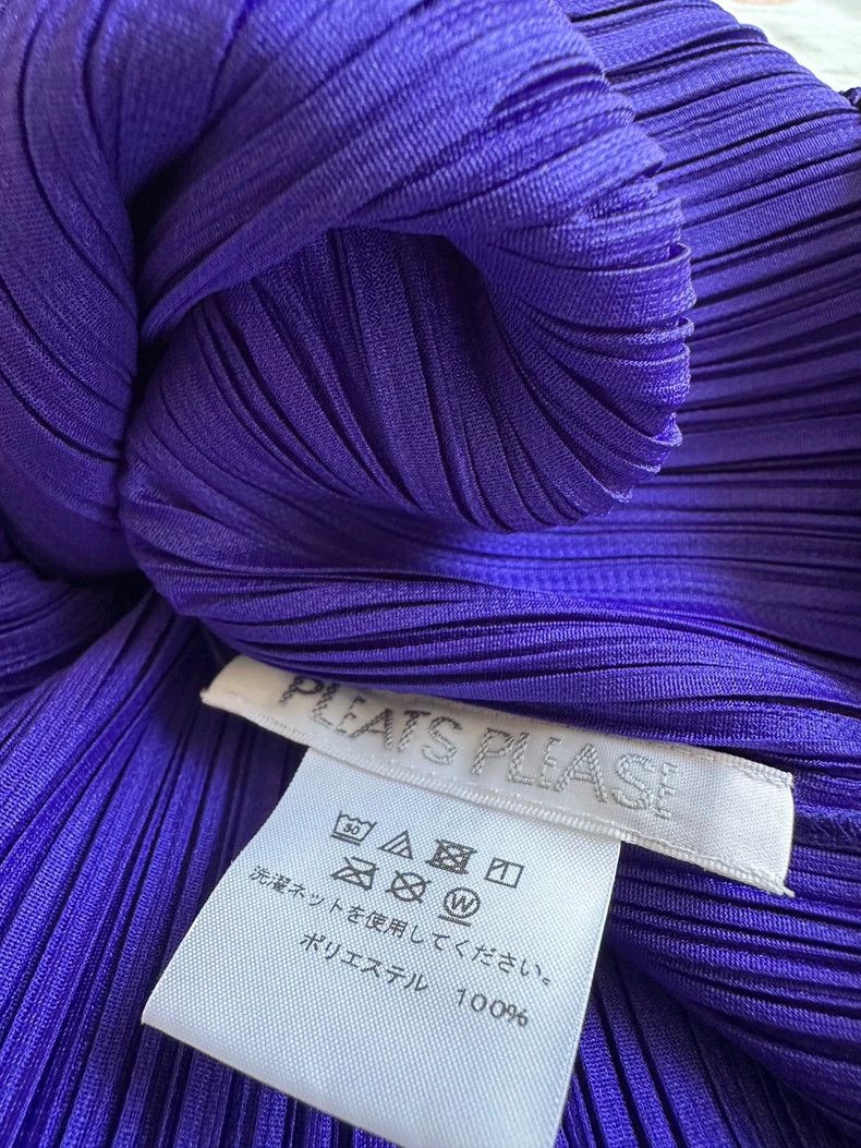 Issey Miyake Issey Miyake size:3 Purple pleated vest Size XS / US 0-2 / IT 36-38 - 7 Thumbnail
