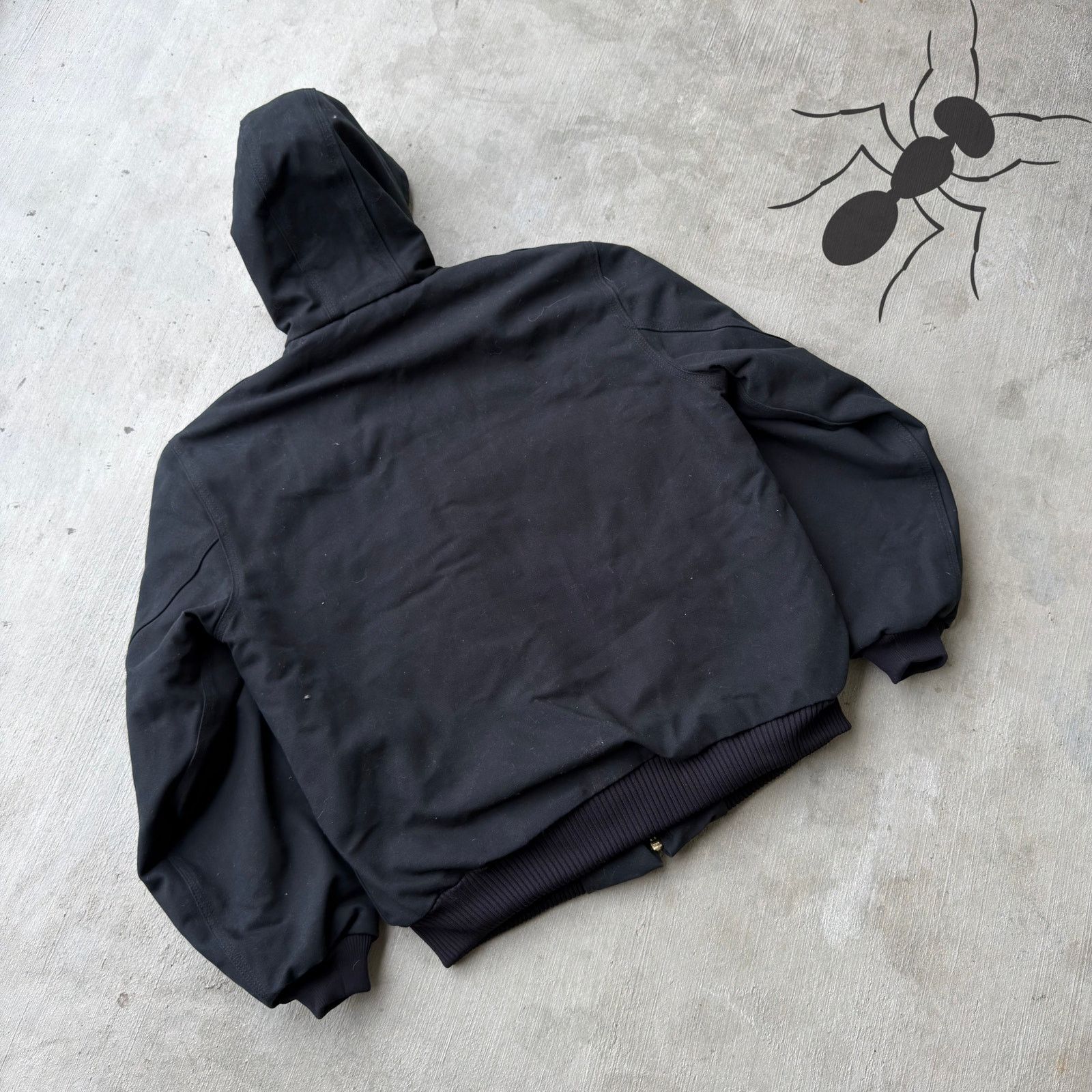 Carhartt × Vintage Carhartt J140 black hooded work wear jacket Size US M / EU 48-50 / 2 - 6 Thumbnail