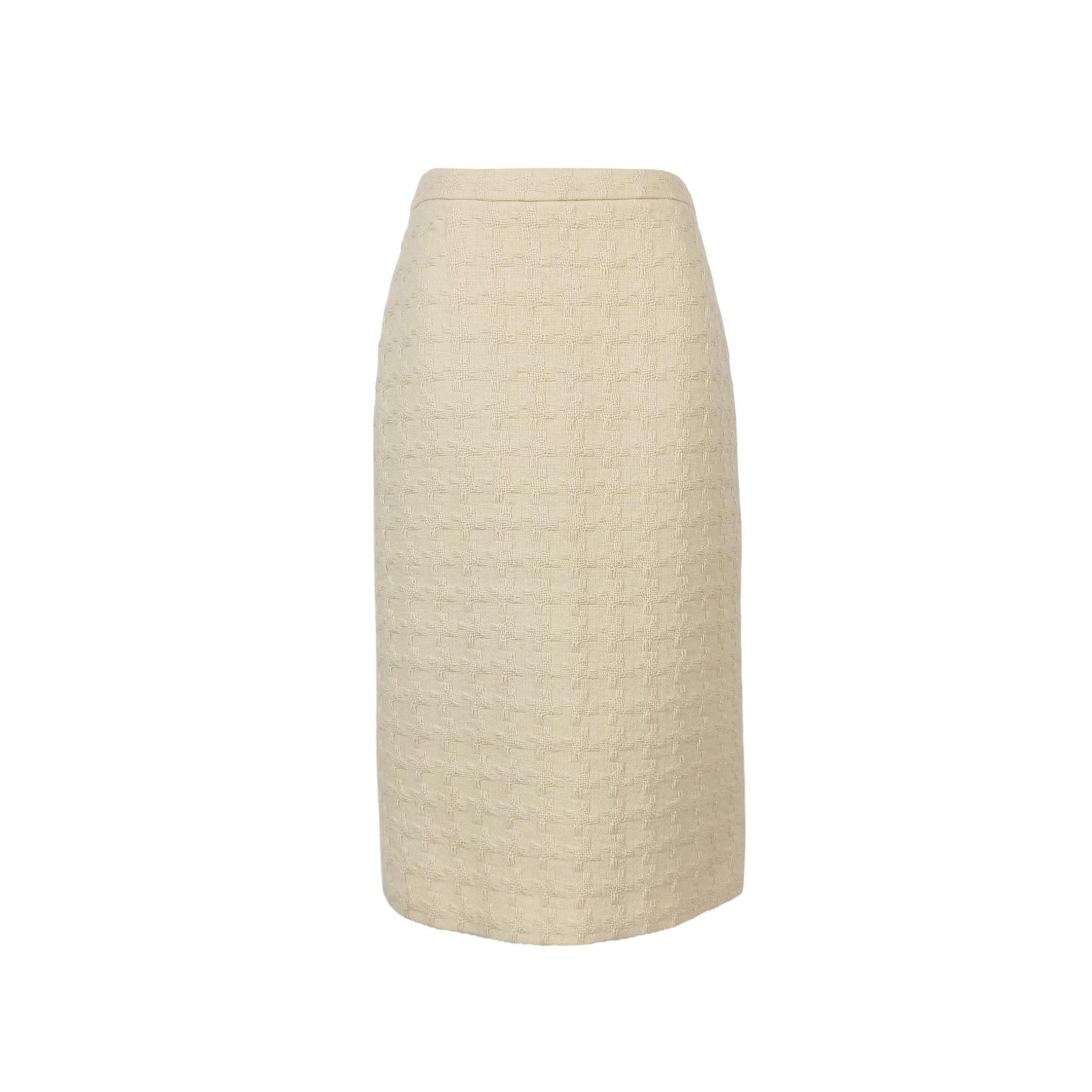Gucci Gucci Wool Alpaca Blend Midi Skirt Size 38 Size 26" / US 2 / IT 38 - 1 Thumbnail