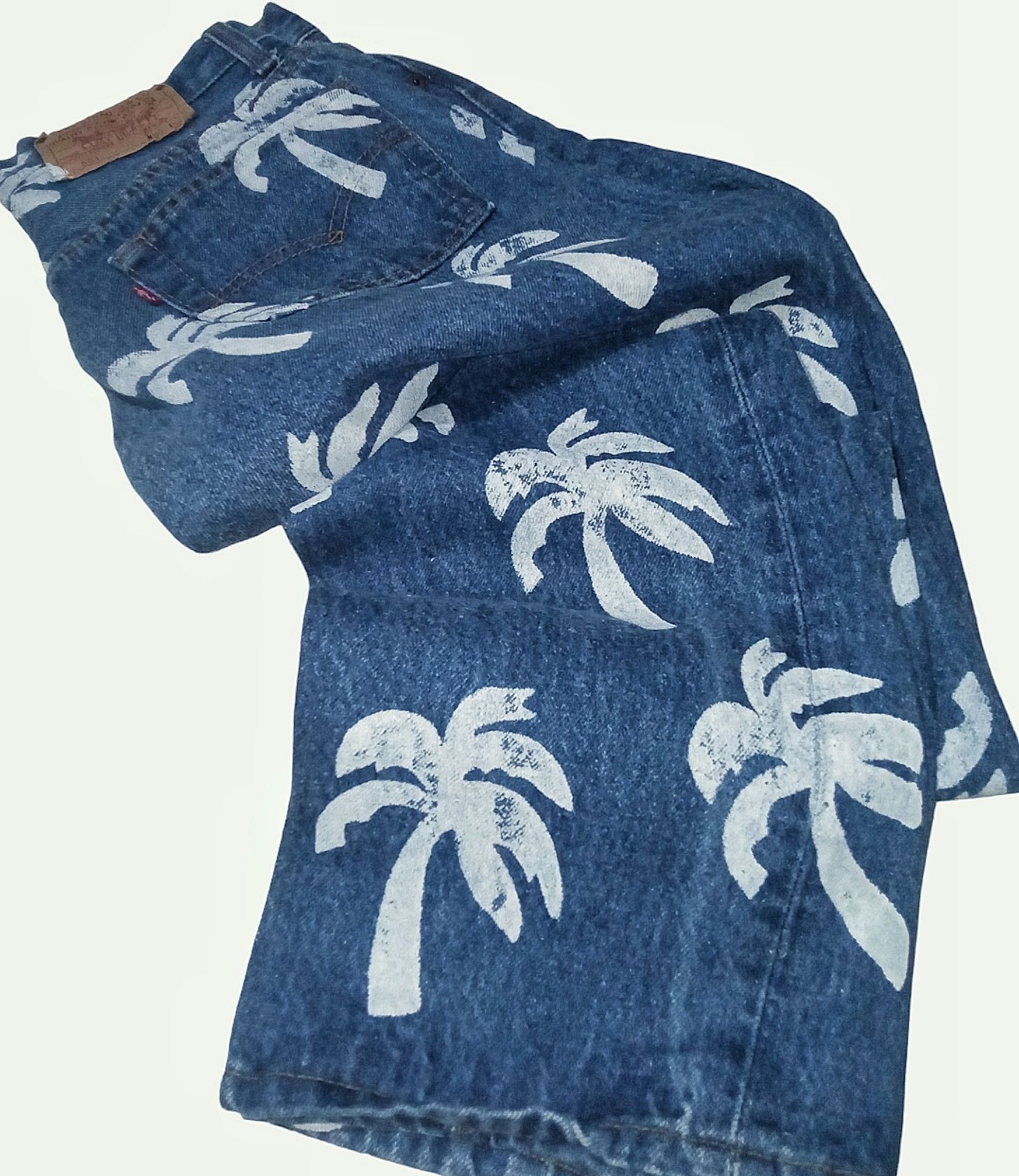 Levi's × Levi's Vintage Clothing Vintage 80s levis bombastic 💥rare design/coconut tree Size US 28 / EU 44 - 2 Thumbnail