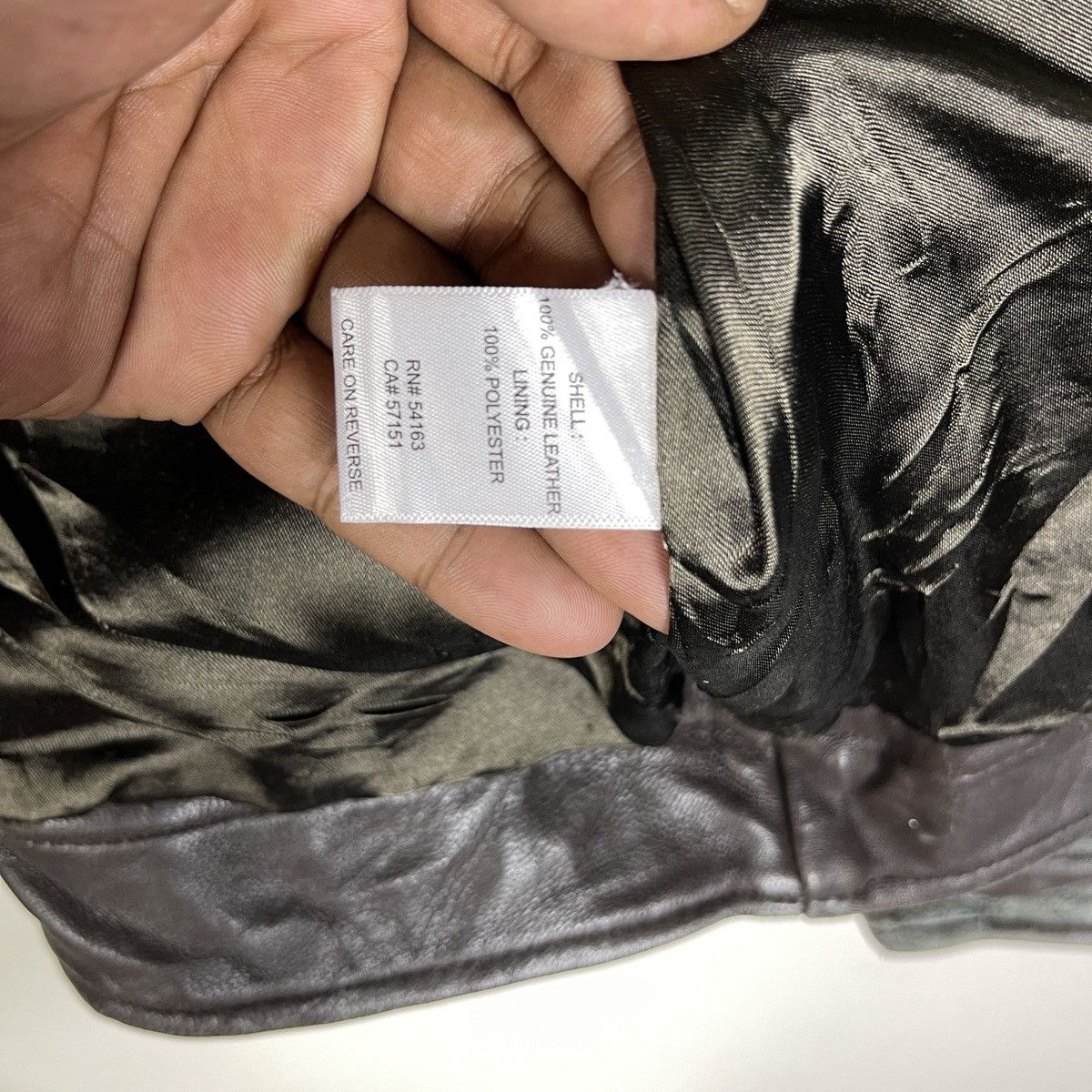 Calvin Klein Vintage Calvin Klein Genuine Leather Cafe Racer Jacket Brown Size US M / EU 48-50 / 2 - 9 Thumbnail
