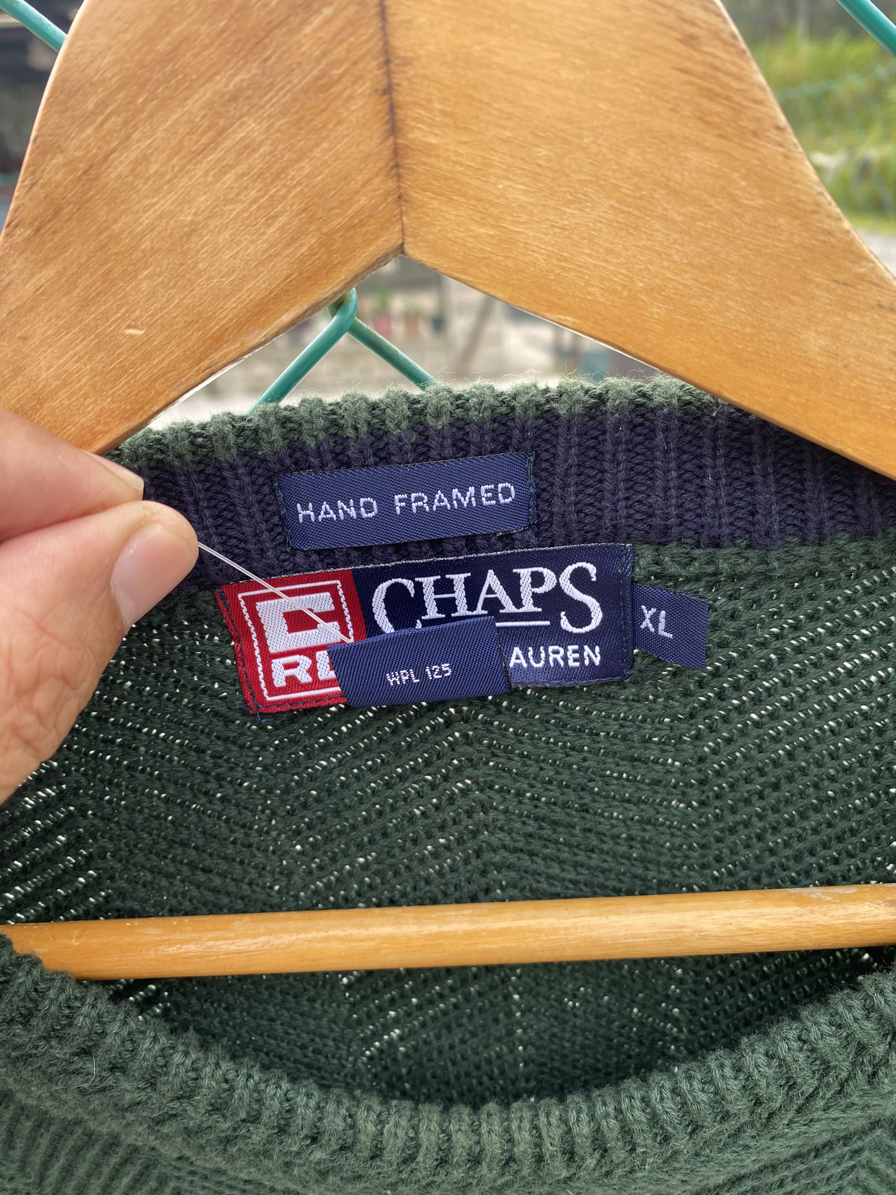 Chaps Ralph Lauren Chaps ralph lauren hand framed sweater Size US XL / EU 56 / 4 - 6 Thumbnail