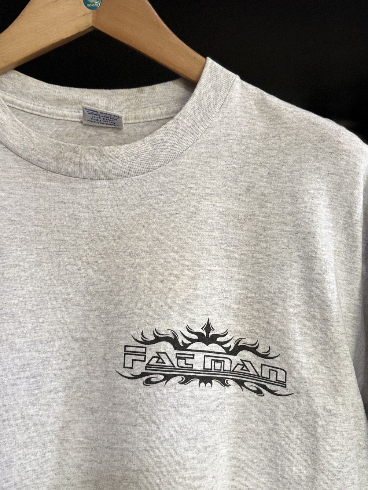 Vintage Vintage 90s Fat Man Cycling Faded Tee Size US L / EU 52-54 / 3 - 7 Thumbnail