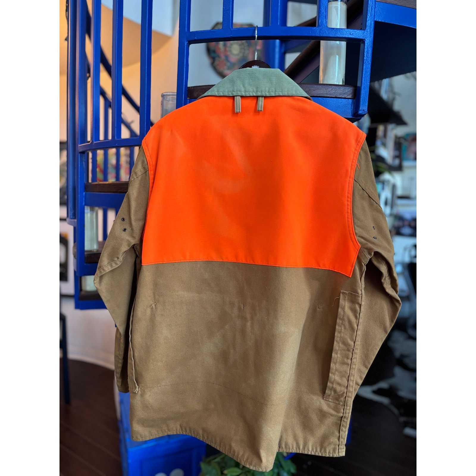 Vintage Saf-T-Bak Vintage Tan & Orange Hunting Jacket Size L Size US L / EU 52-54 / 3 - 2 Thumbnail