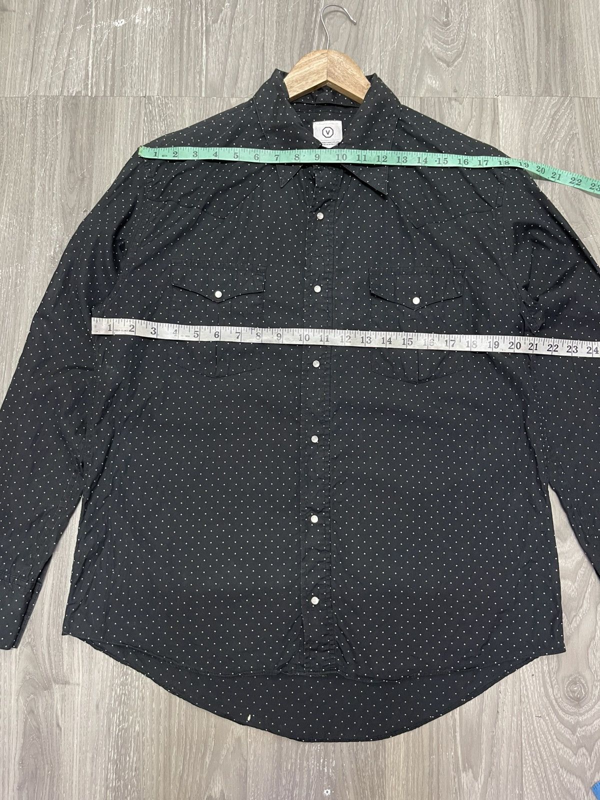 Visvim Visvim Polka dot Button Up Long Sleeve Tshirt (M) Size US M / EU 48-50 / 2 - 14 Thumbnail