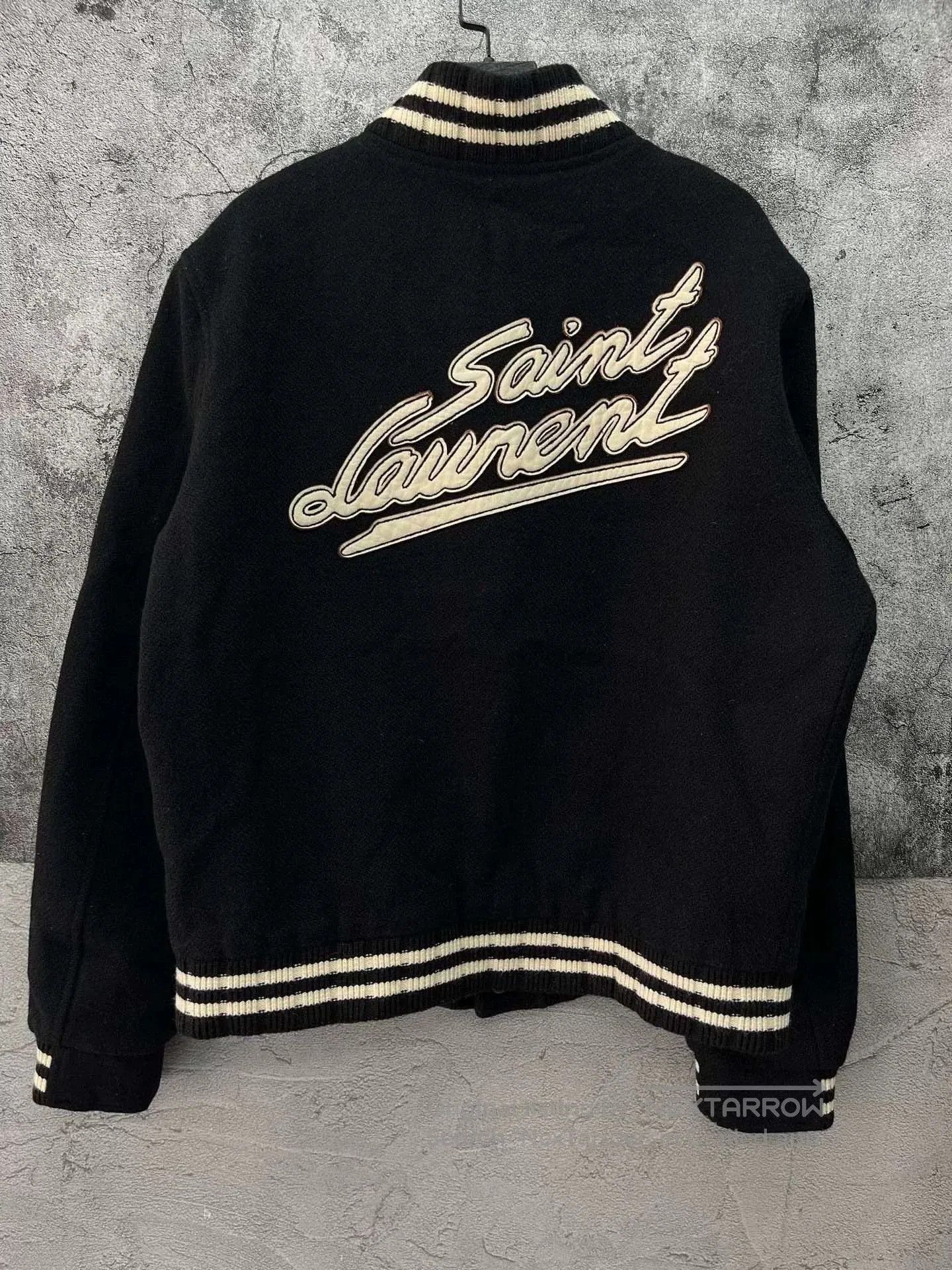 Saint Laurent Paris Saint Laurent Embroidered Back Baseball Jacket. Size US M / EU 48-50 / 2 - 2 Thumbnail