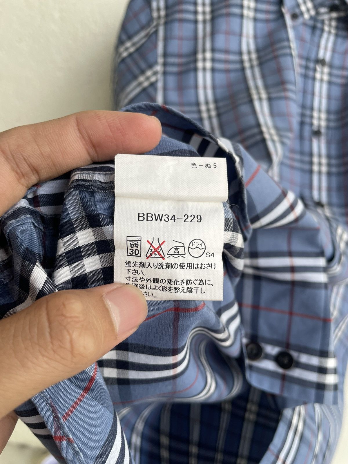 Burberry 2000s Burberry Plaid Shirt Novacheck Hysteric Japan YSL y’s Size US L / EU 52-54 / 3 - 6 Thumbnail