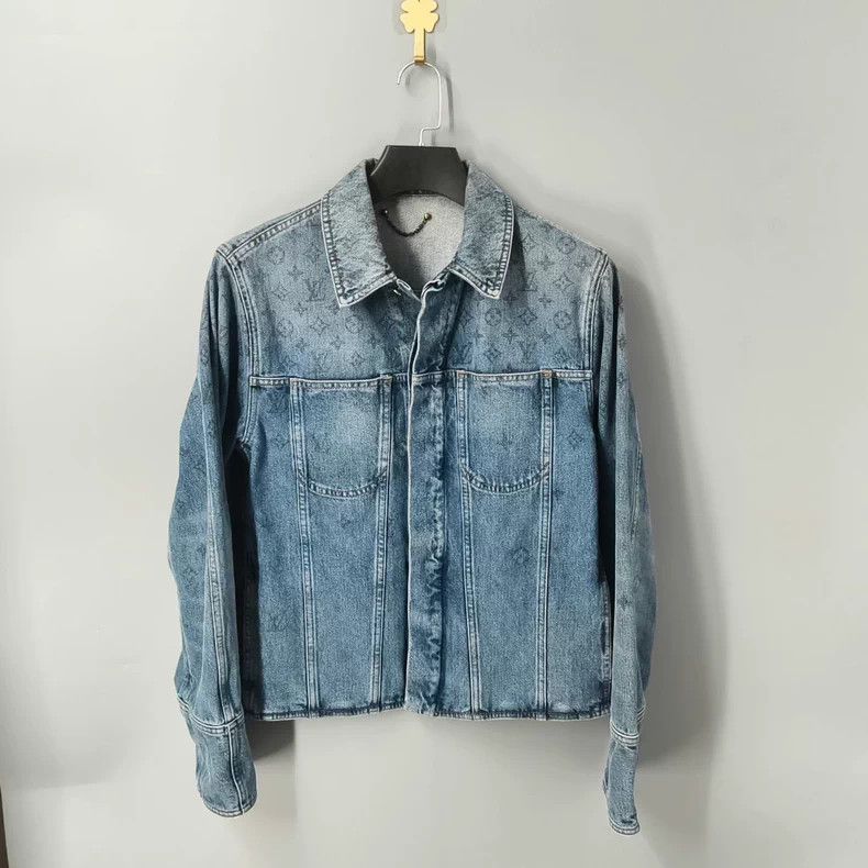 Louis Vuitton Louis Vuitton Gradient Monogram Denim Jacket Size US M / EU 48-50 / 2 - 1 Thumbnail