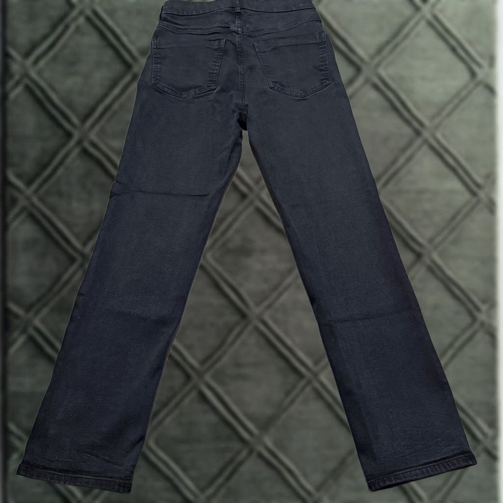 Express Express Jeans Women's Black Denim High Rise Straight Leg Zip Fly 2R Slim 5-Pocket Denim Jeans Size 26" / US 2 / IT 38 - 1 Thumbnail