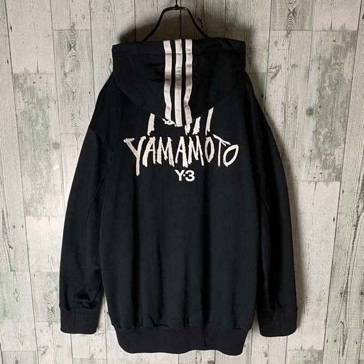 Yohji Yamamoto Y-3 yohji yamamoto back print three line sweatshirt hoodie Size US L / EU 52-54 / 3 - 2 Thumbnail