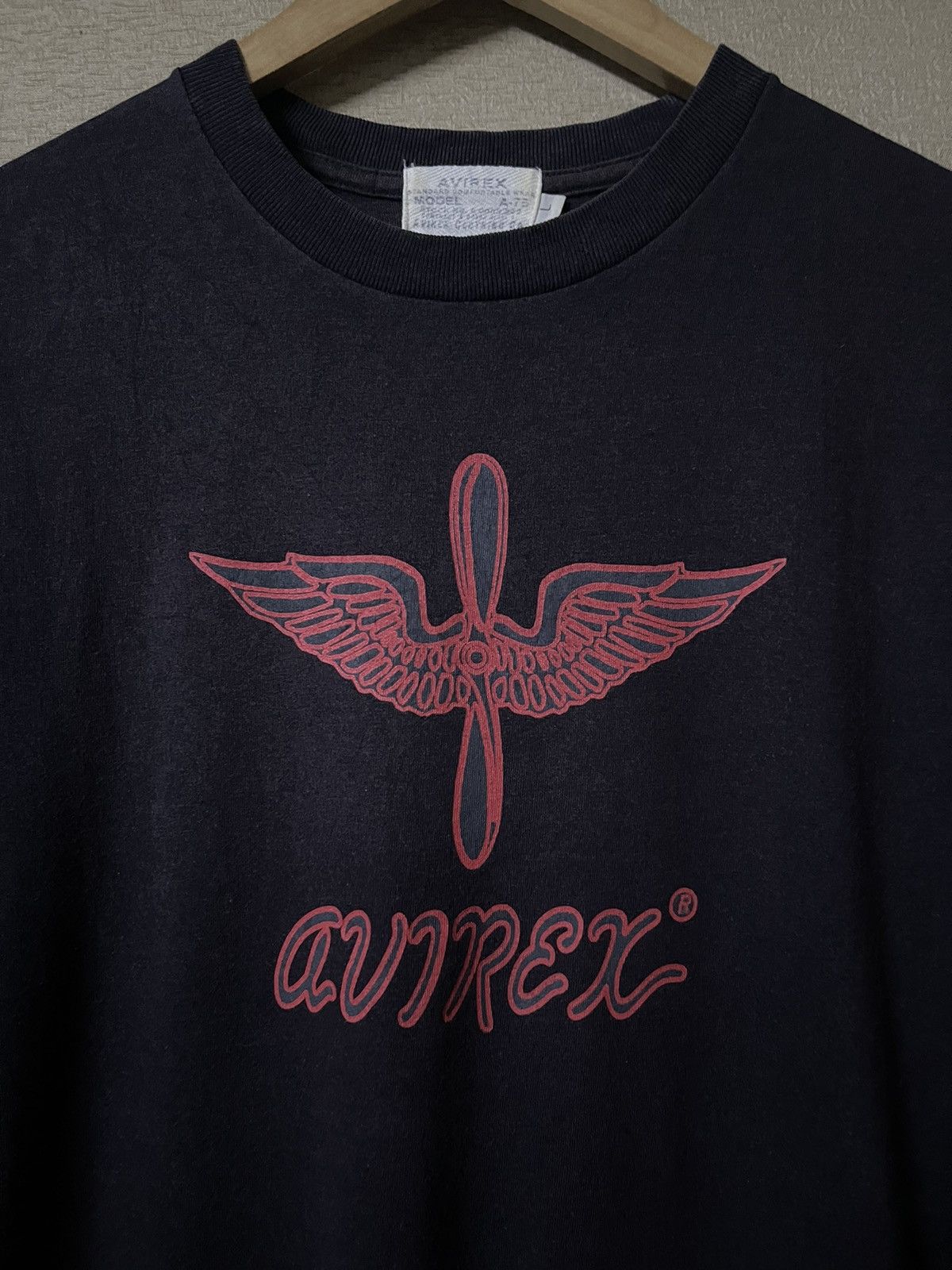 Avirex Vintage 00's AVIREX Classic Wings Aerosmith Style Tshirt Size US L / EU 52-54 / 3 - 2 Thumbnail