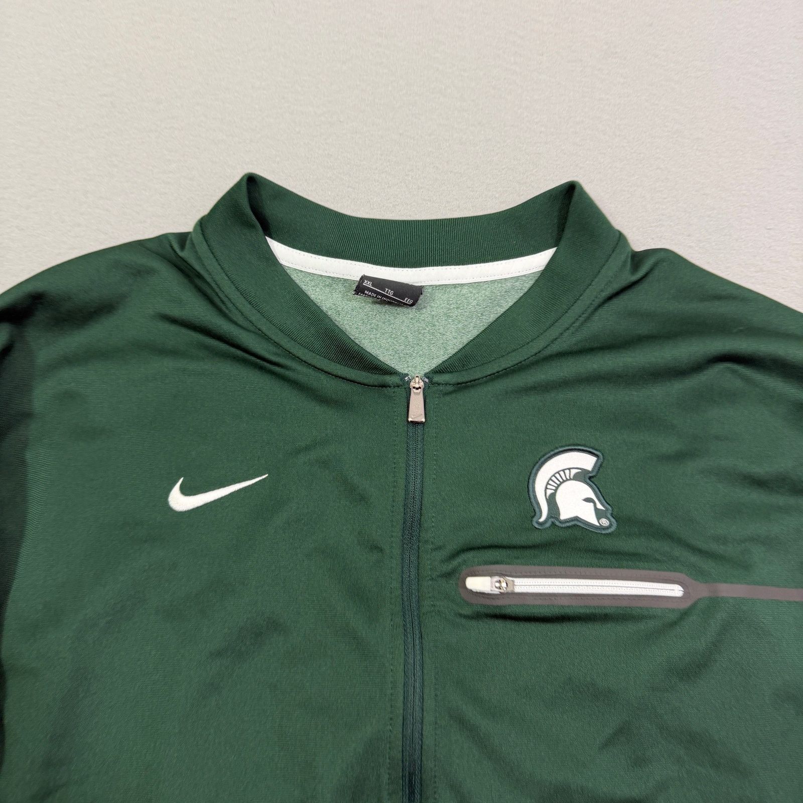 Nike Nike Michigan State Spartans 1/4 Zip Pullover Men's 2XL Size US XXL / EU 58 / 5 - 3 Thumbnail