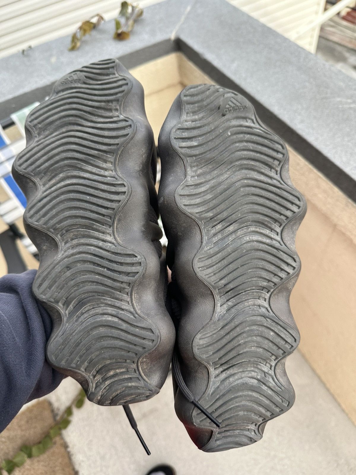 Adidas × Yeezy Black 450s YEEZY Size US 11.5 / EU 44-45 - 2 Thumbnail