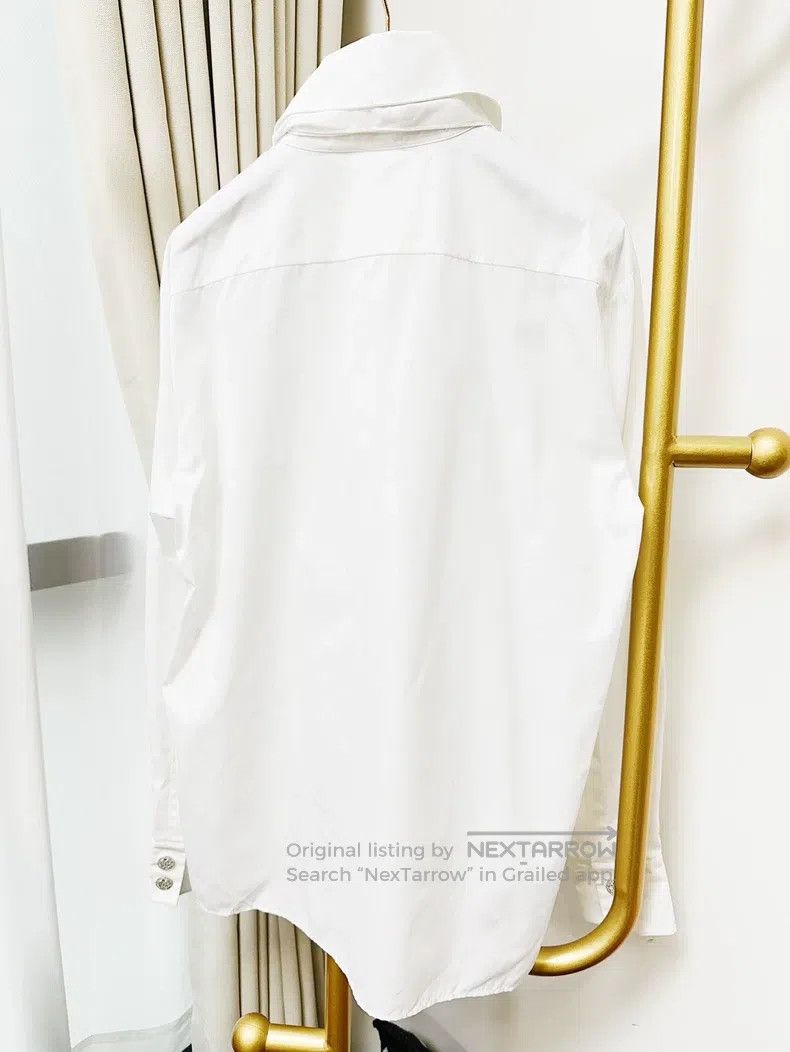 Chanel Chanel 20P white diamond buckle streamer shirt Size XS / US 0-2 / IT 36-38 - 3 Thumbnail