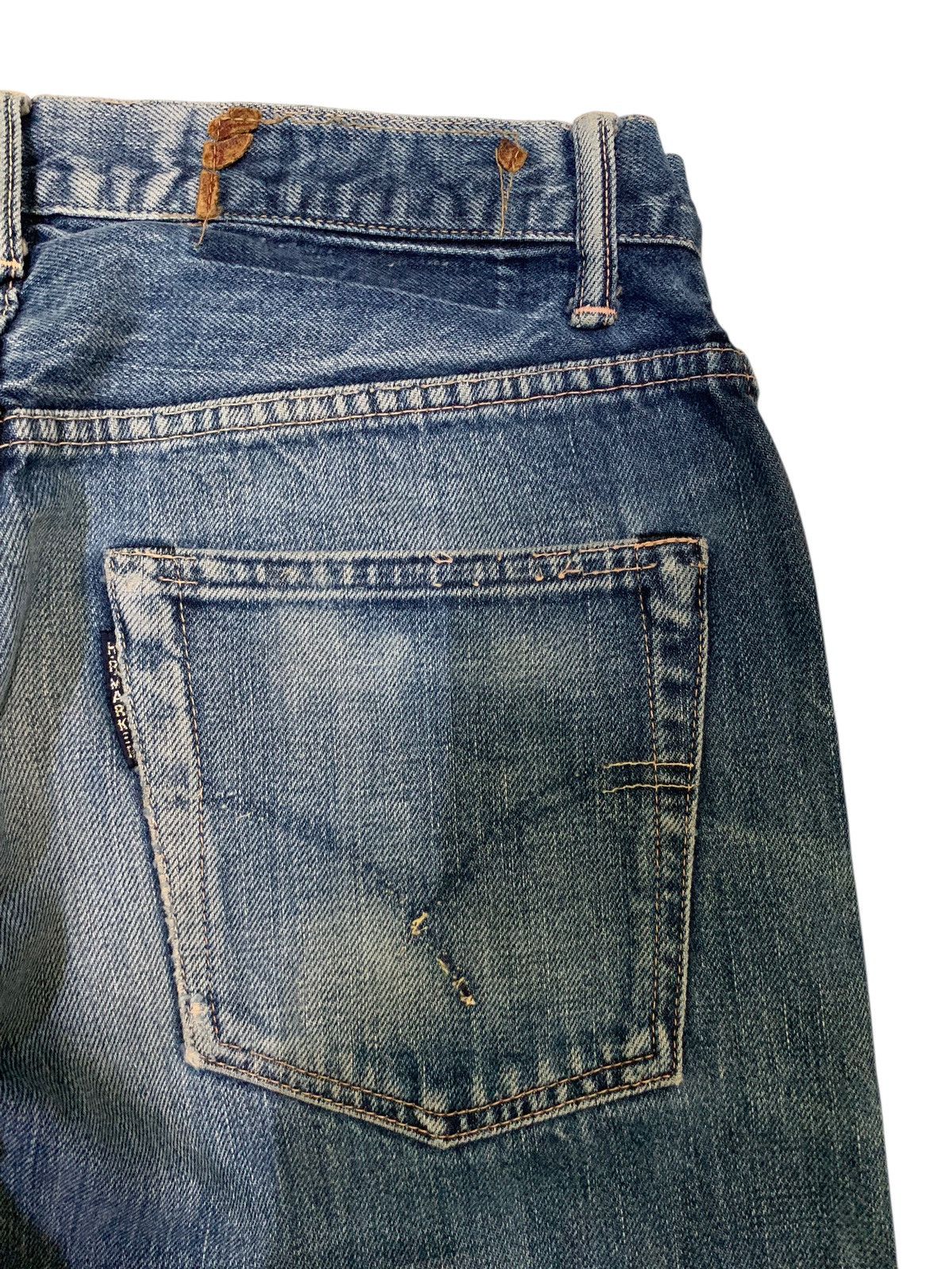 Kapital HR MARKET SELVEDGE BUTTON FLY JAPANESE DISTRESSED DENIM Size US 30 / EU 46 - 16 Thumbnail