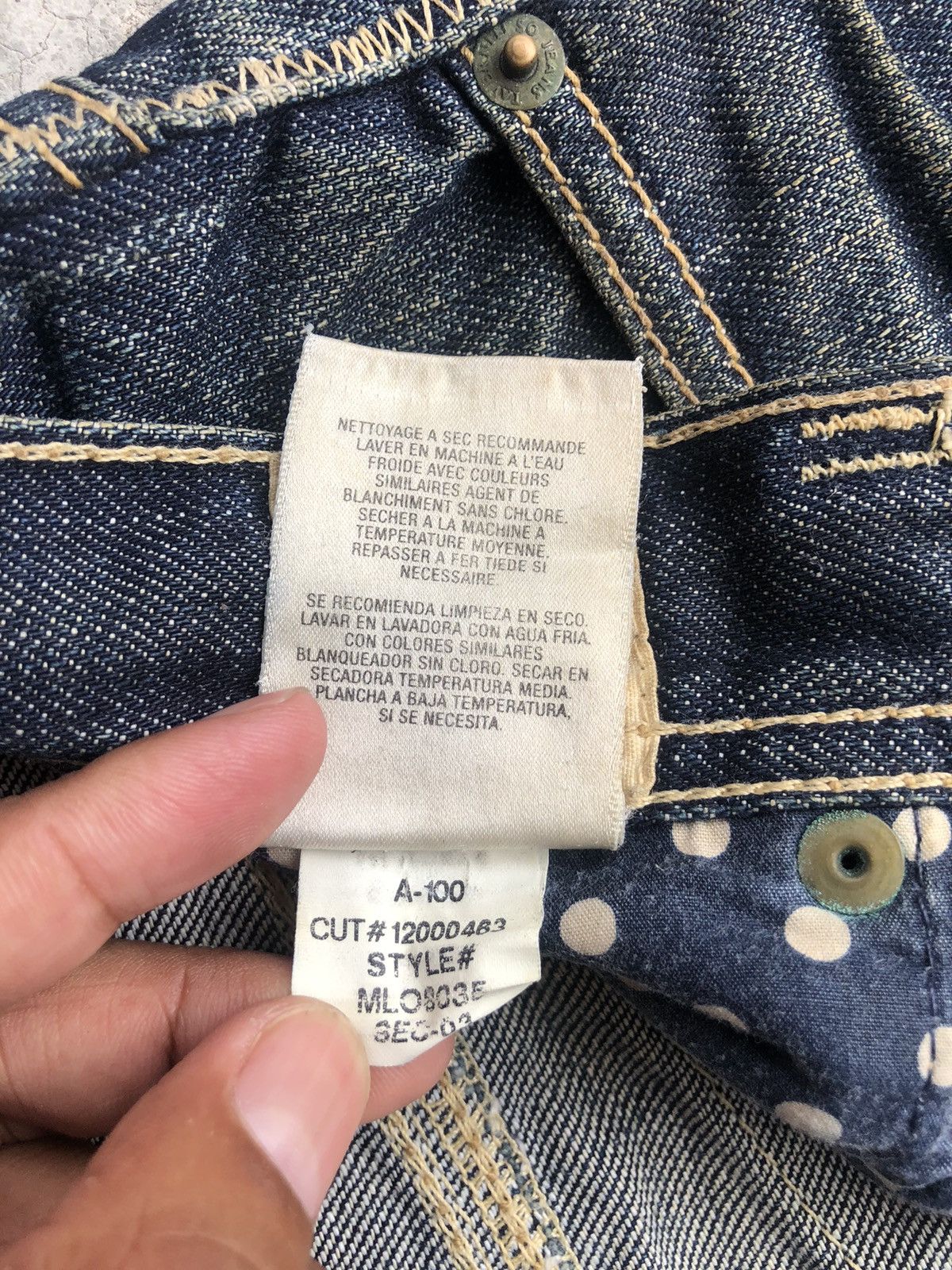 If Six Was Nine Taverniti Flared Jeans Mudwash Distressed Jeans Size US 33 - 21 Thumbnail