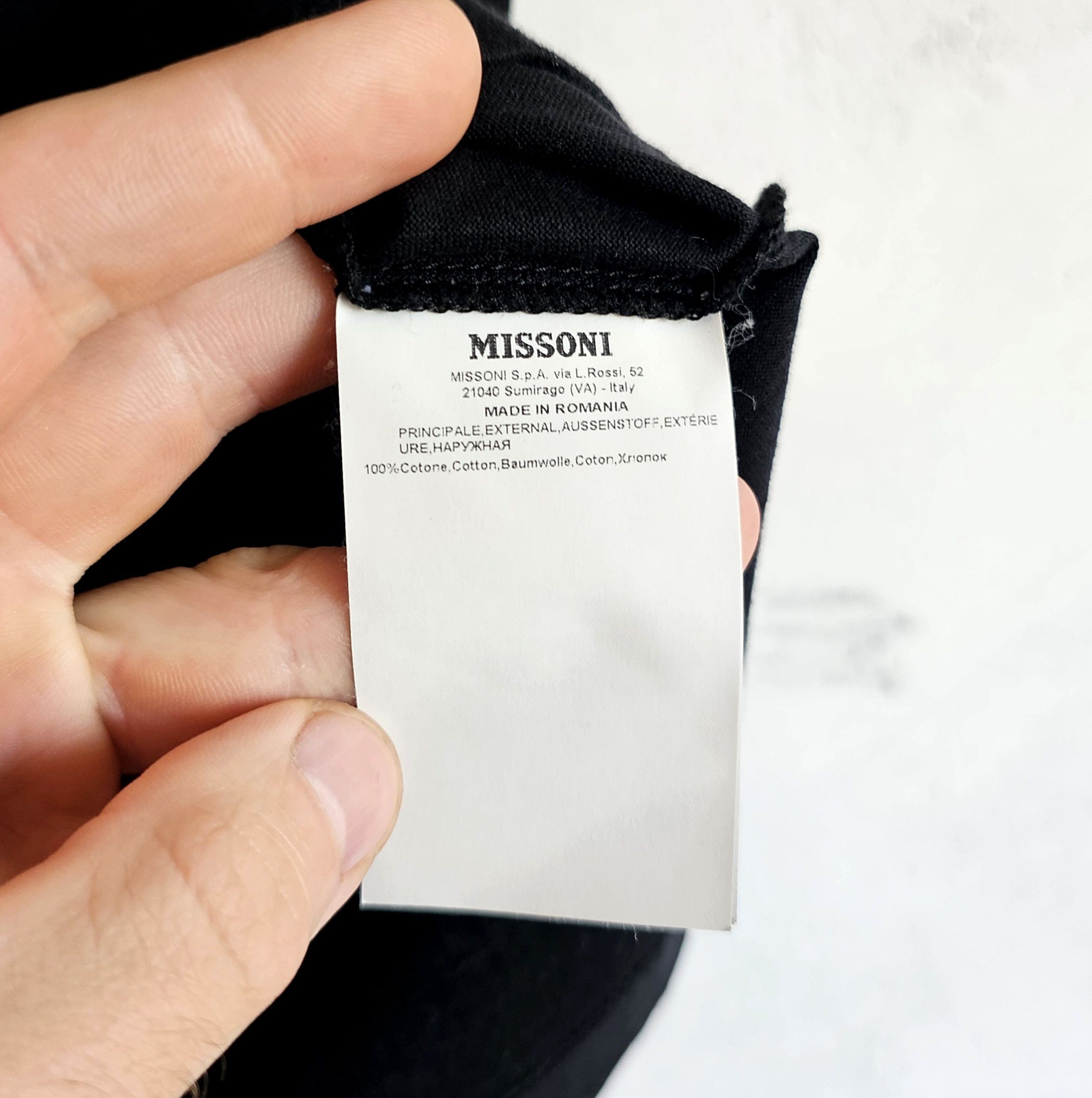 Missoni Missoni black t-shirt Size US S / EU 44-46 / 1 - 5 Thumbnail