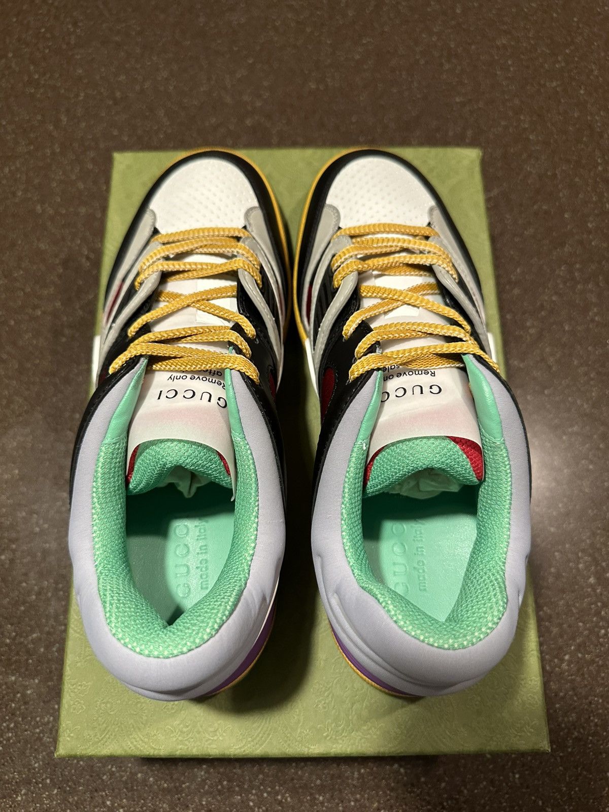 Gucci Gucci Basket Low Black Demetra Size US 10 / EU 43 - 8 Thumbnail