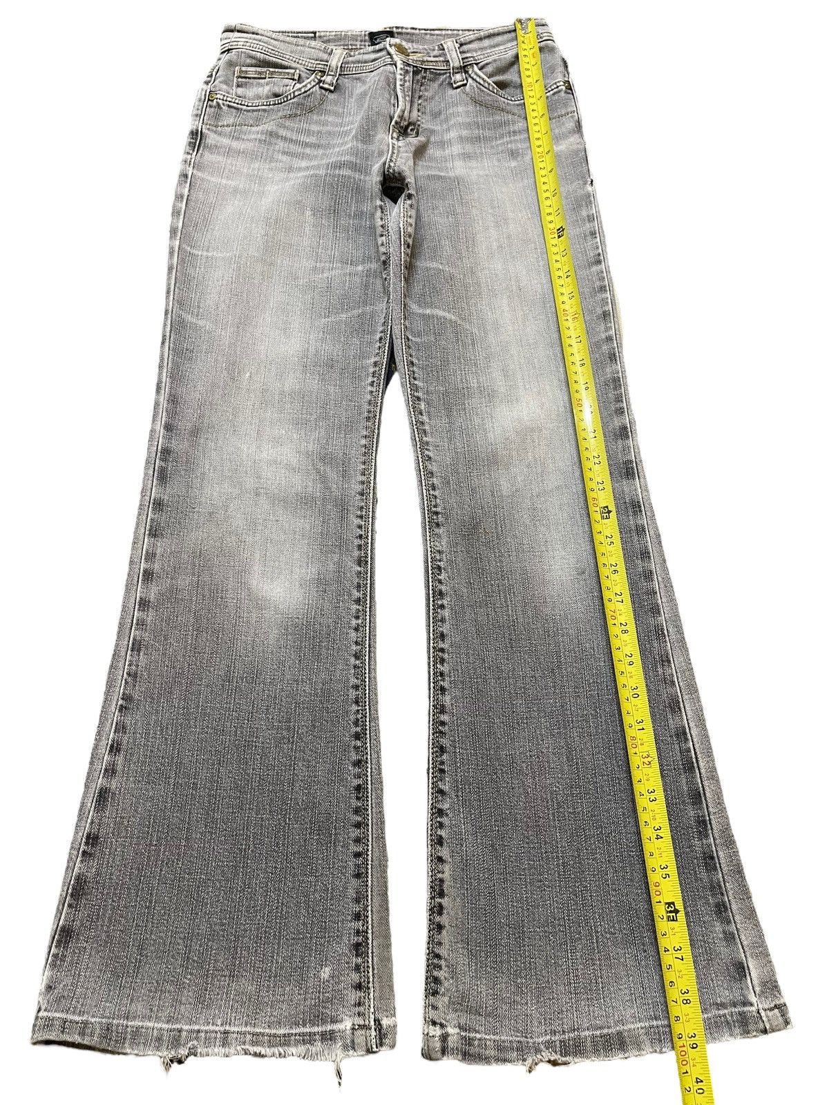 If Six Was Nine Vintage Japanese Brand Faded Wash Style Flare Jeans Size US 28 / EU 44 - 11 Thumbnail