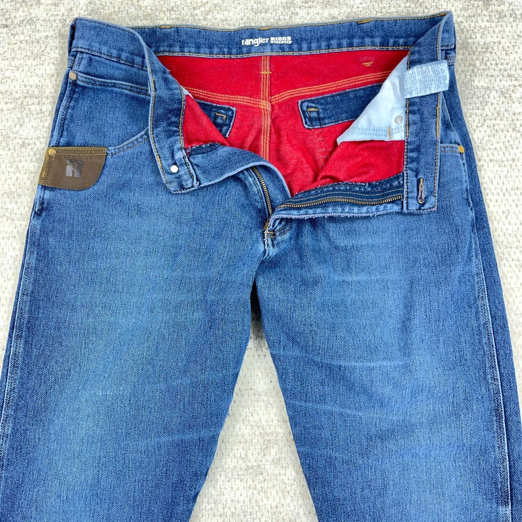 Wrangler Wrangler Riggs Jeans Men 38x304Relaxed Fit Straight Leg Advanced Comfort Work Size US 38 / EU 54 - 2 Thumbnail