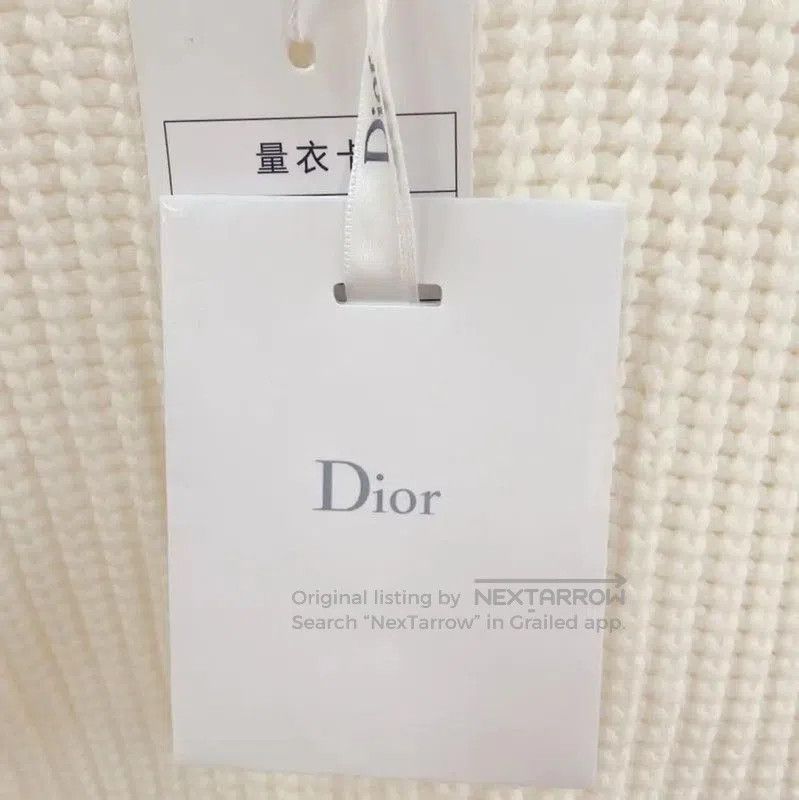 Dior Dior White Cotton Long Sleeve Sweater . Size S / US 4 / IT 40 - 8 Thumbnail