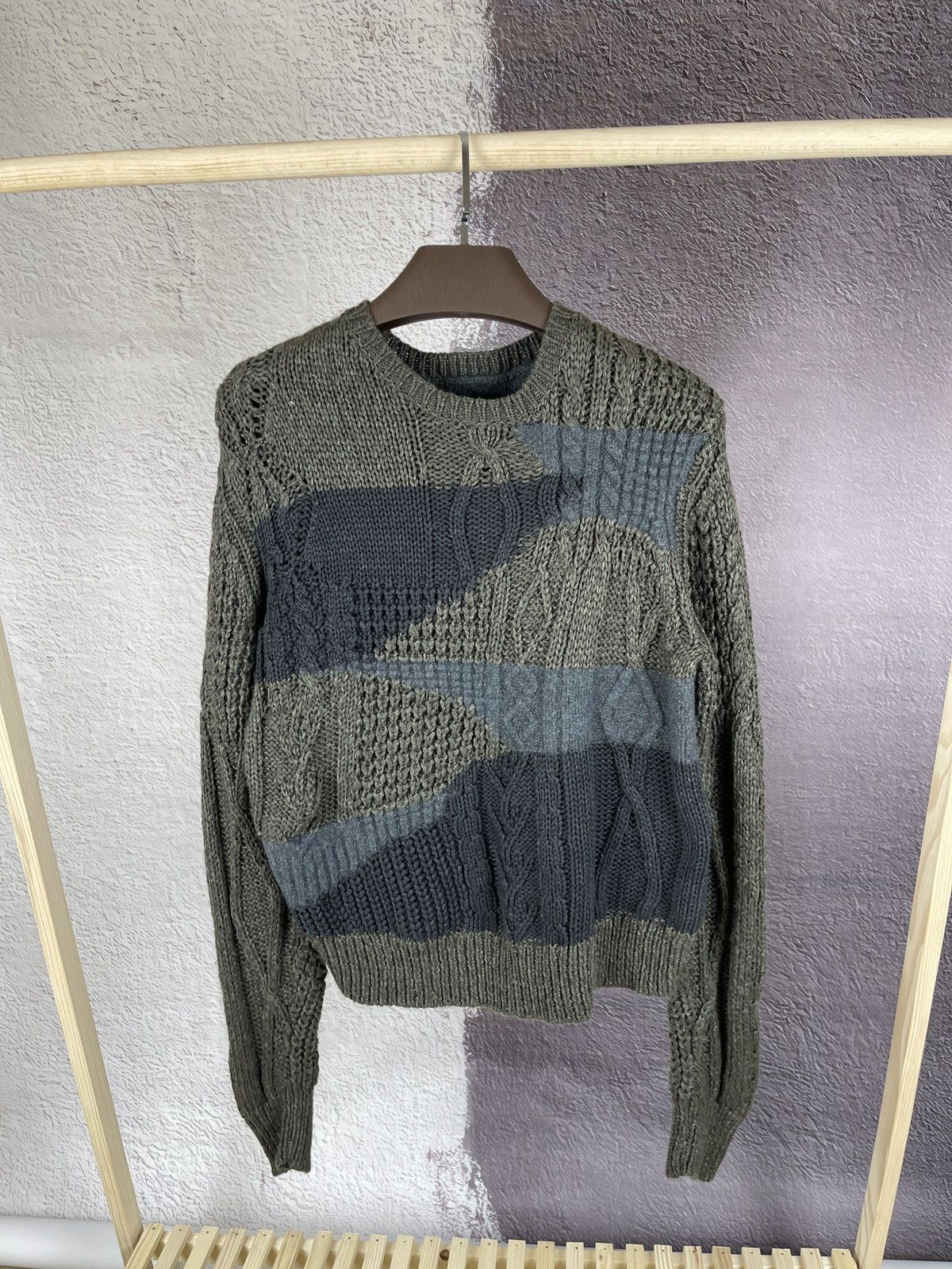 Allsaints Allsaints Minory crew colour blocked sweater knitwear Size US L / EU 52-54 / 3 - 1 Thumbnail