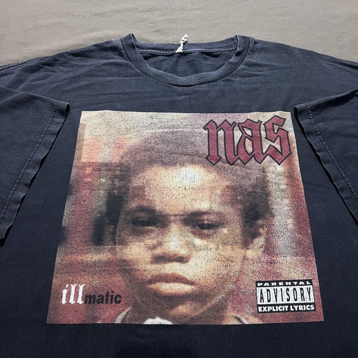Nas Vintage Y2K Nas Illmatic Tee Faded Hip Hop 4XL oversized Size US XXL / EU 58 / 5 - 2 Thumbnail