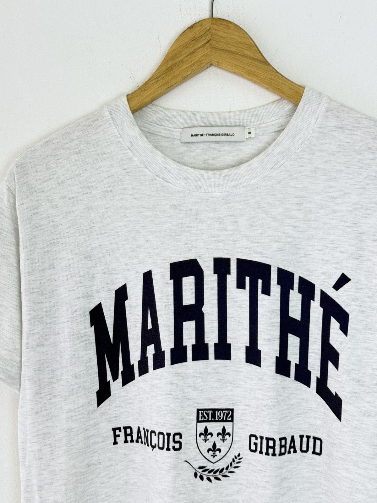 Marithe + Francois Girbaud Marithe Francois Girbaud College Parody Tee. Size US S / EU 44-46 / 1 - 2 Thumbnail