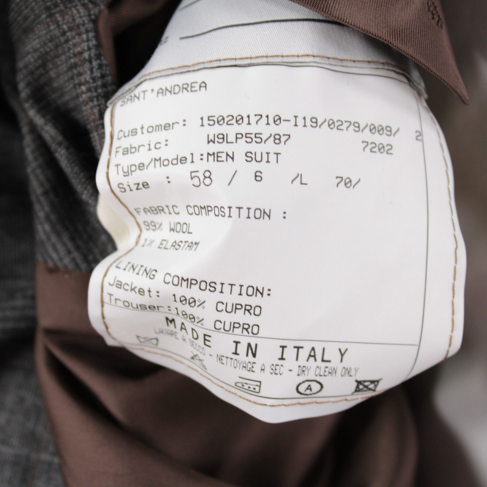 Other Sant'Andrea Suit Size US 48 Long in Gray Size 48R - 9 Thumbnail