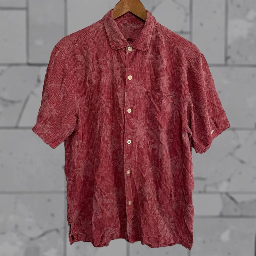 Tommy Bahama VINTAGE Tommy Bahama Red Tree Print Hawaiian Shirt Mens M Size US M / EU 48-50 / 2 - 1 Thumbnail