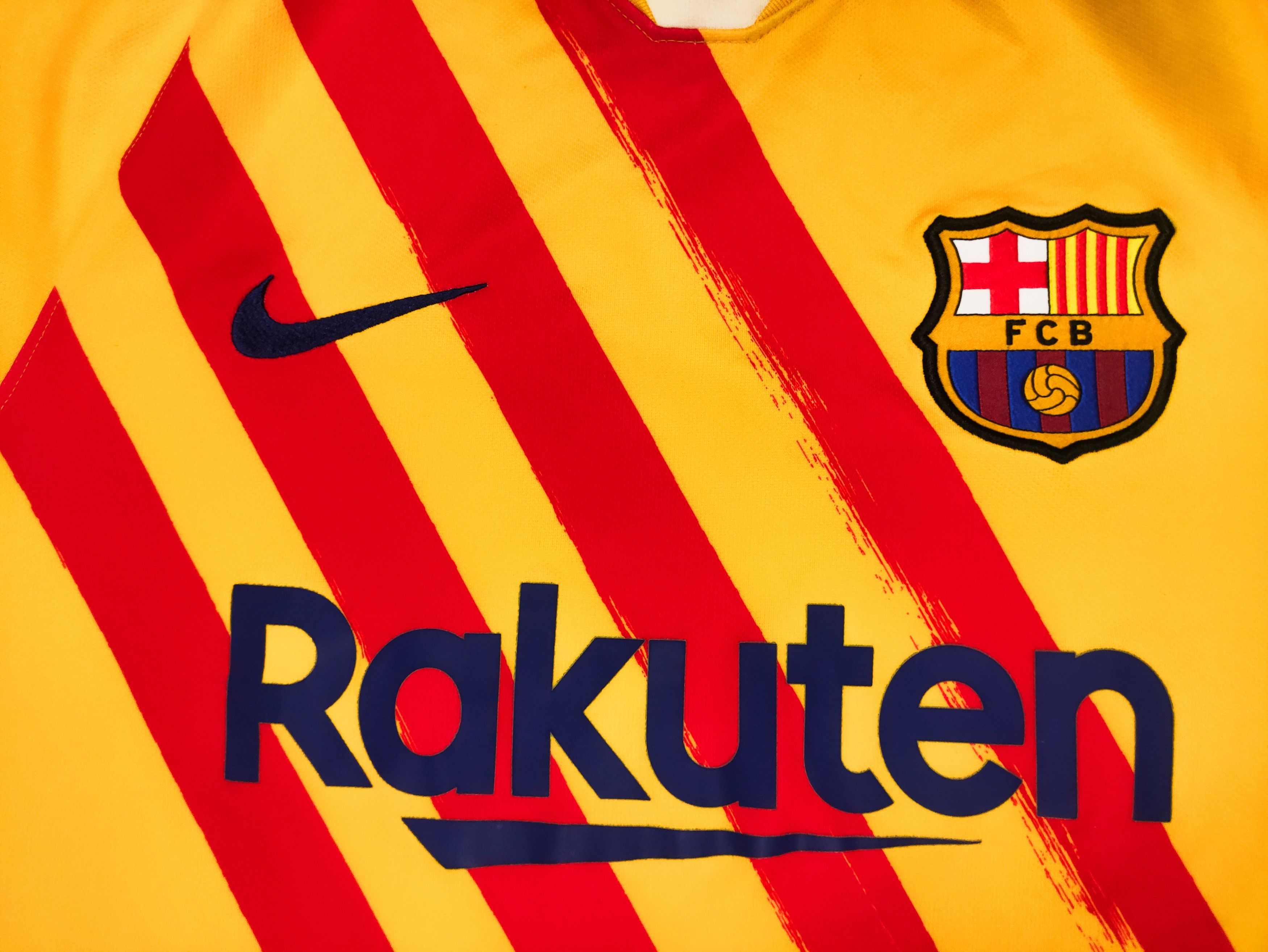 Nike FC Barcelona 2019 2020 2021 2022 Nike Senyera Shirt Kit FCB Size US S / EU 44-46 / 1 - 6 Thumbnail