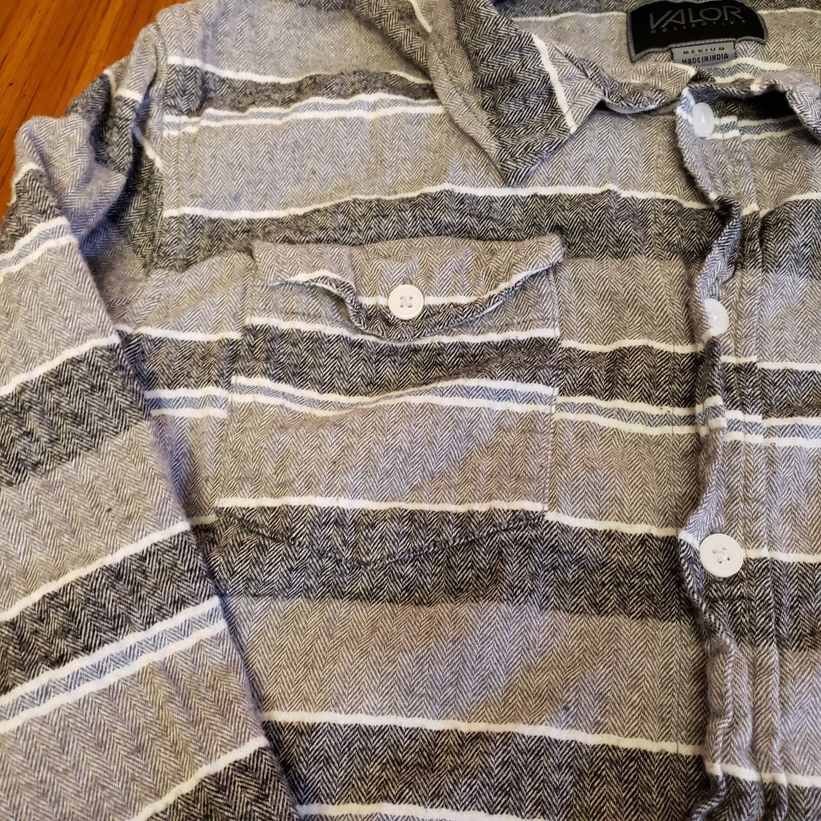 Valor Collective Valor Collective Shirt Mens Medium Flannel Collared Button Size US M / EU 48-50 / 2 - 3 Thumbnail
