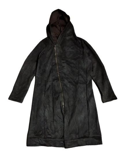 Tornado Mart Waxed Long Jacket Hoodie