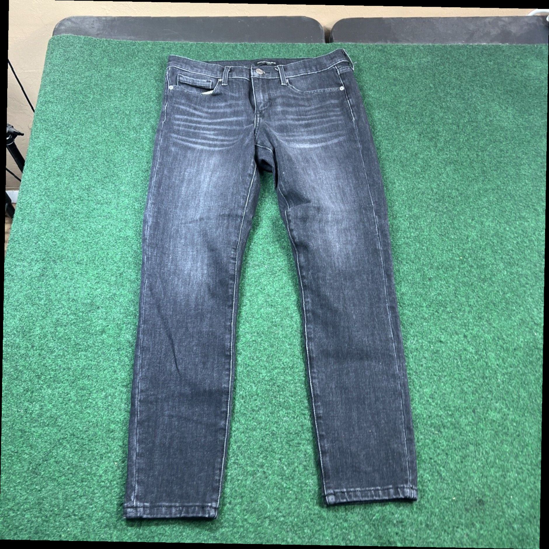 Banana Republic Banana Republic Skinny Jeans Womens 28 Black Premium Denim Ankle Stretch 28x27 Size 28" / US 6 / IT 42 - 1 Thumbnail