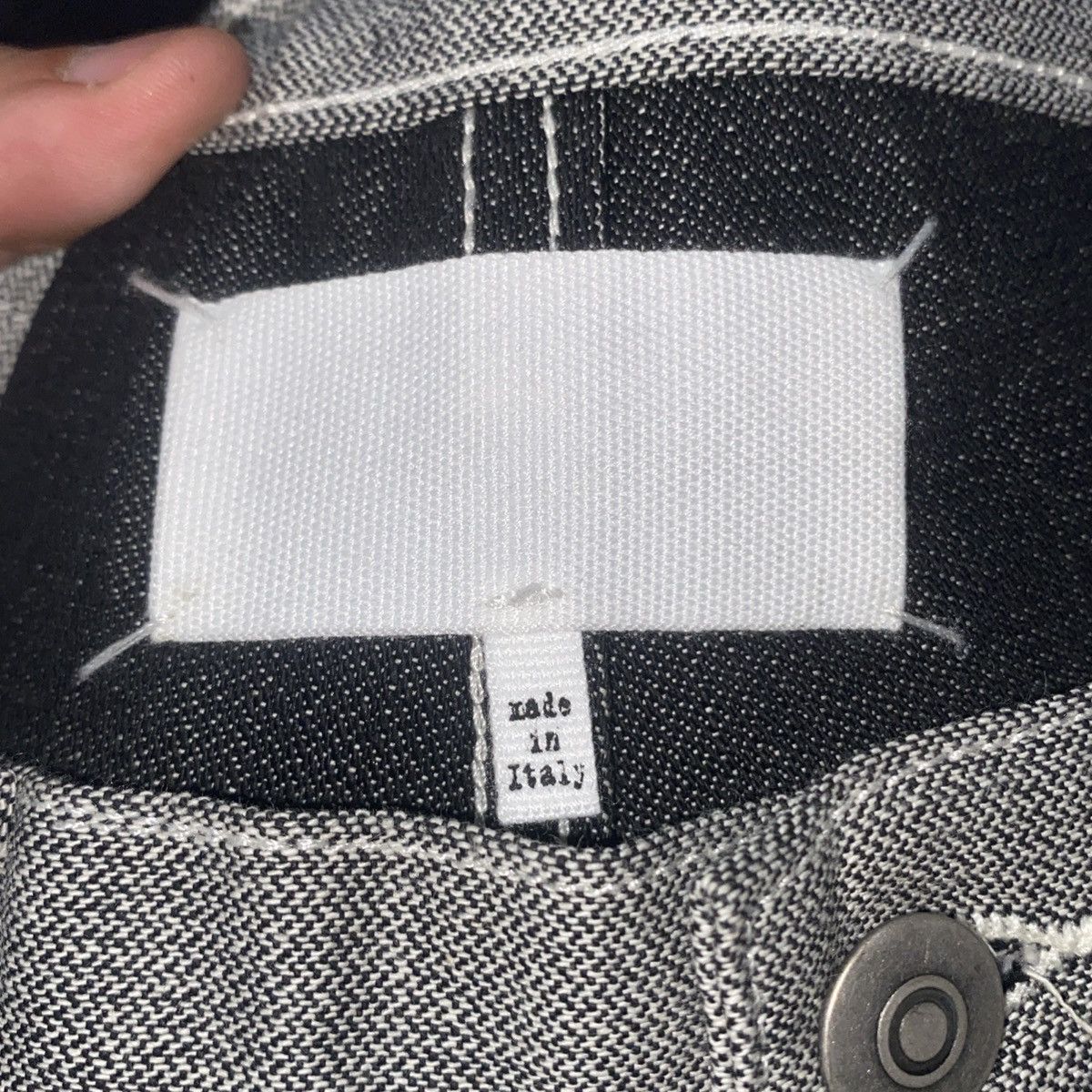 Maison Margiela Maison Margiela Gray Cinch Strap Trousers Size US 31 - 7 Thumbnail