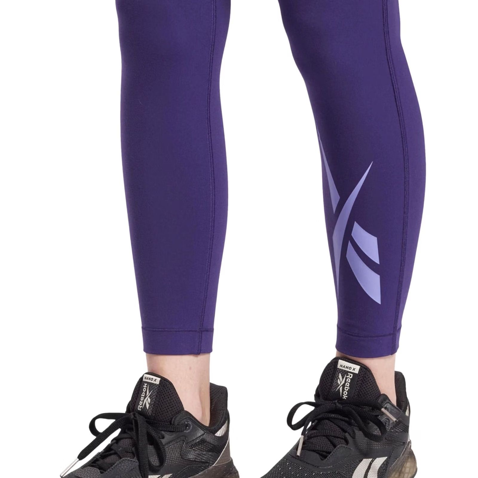 Reebok Reebok Womens Techstyle Lux Vector Compression Athletic Pants, drkorc, S Size 28" / US 6 / IT 42 - 3 Thumbnail