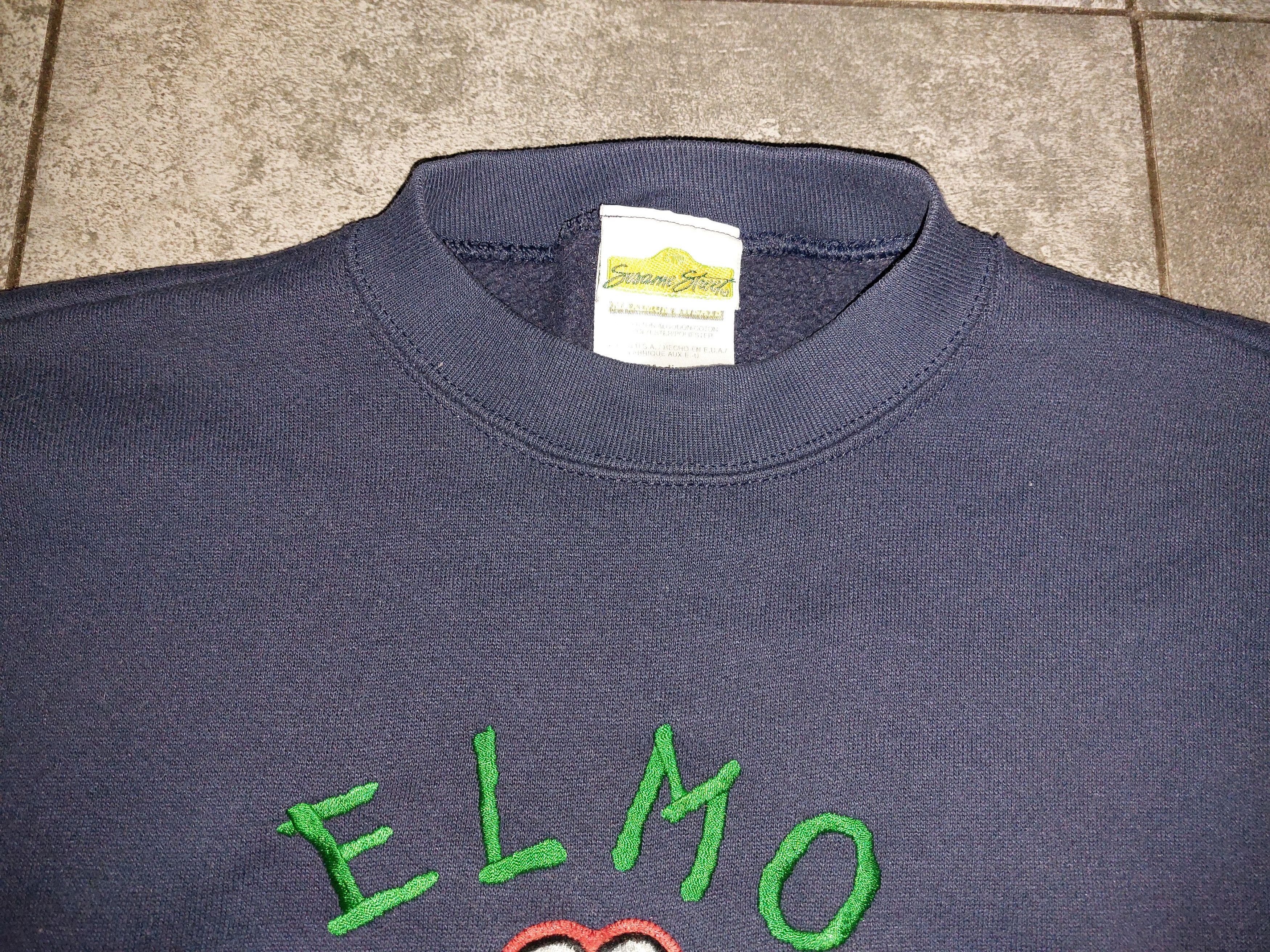 Tultex Sesame Street crewneck blouse Elmo Tultex USA Vintage Size US M / EU 48-50 / 2 - 6 Thumbnail