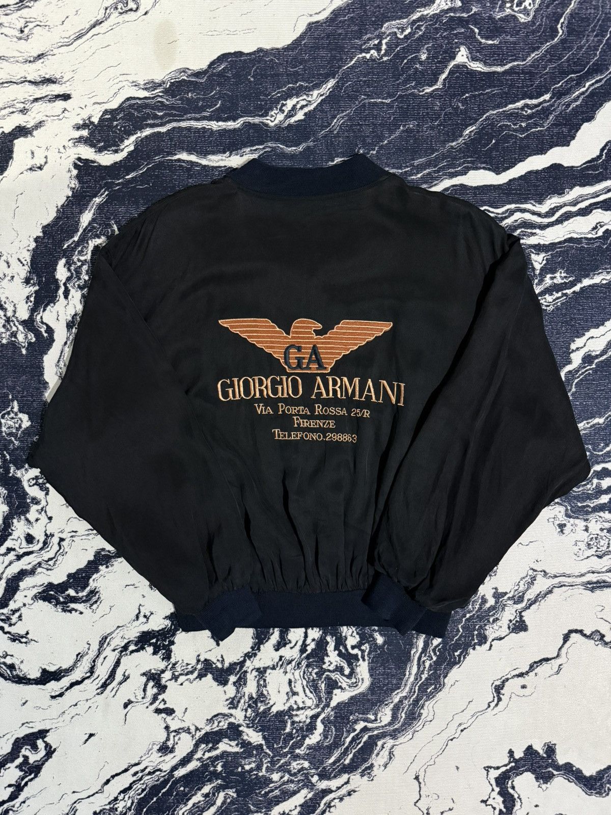 Giorgio Armani Vintage giorgio armani reversible silk jacket Size US L / EU 52-54 / 3 - 3 Thumbnail