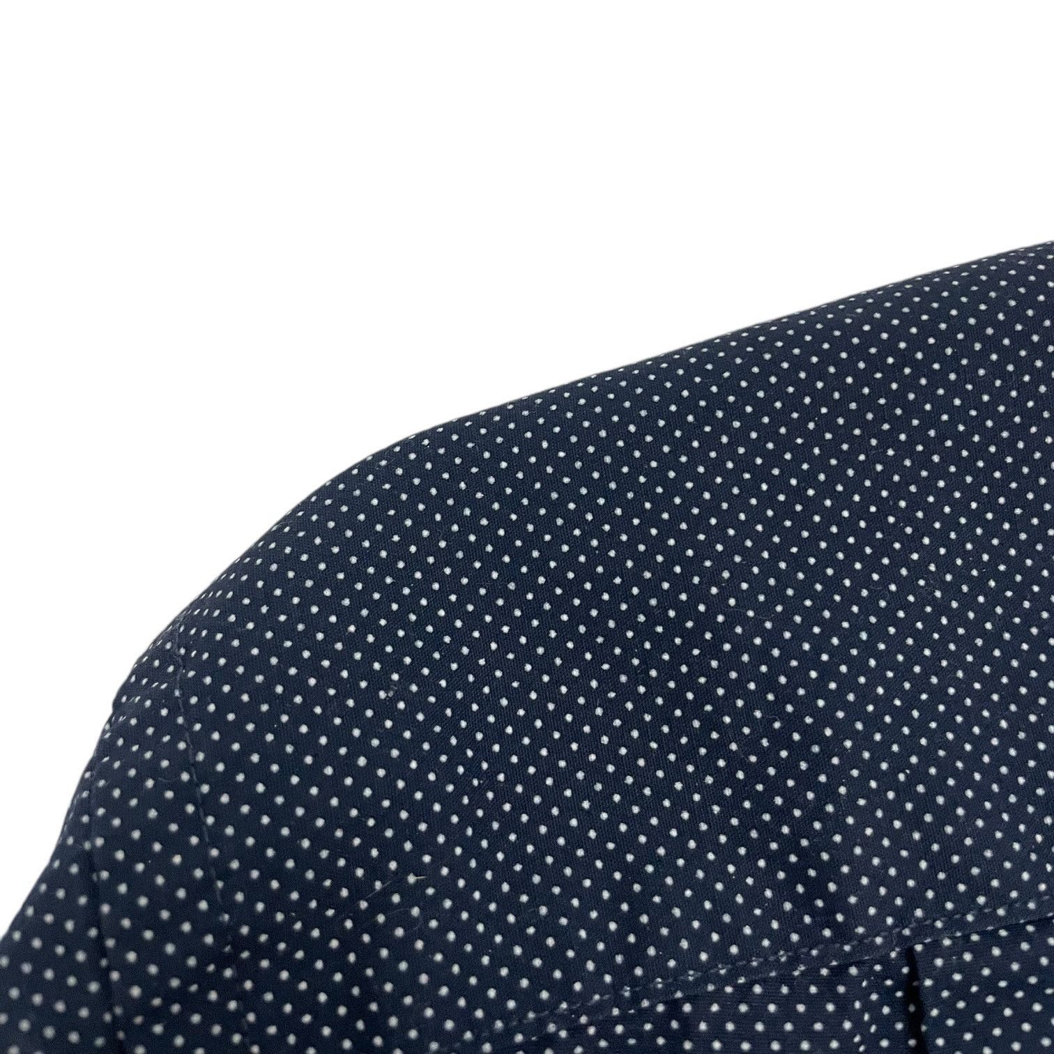 Nordstrom Nordstrom Rack Navy Blue Polka Dot Trim Fit Button Down Size US M / EU 48-50 / 2 - 6 Thumbnail