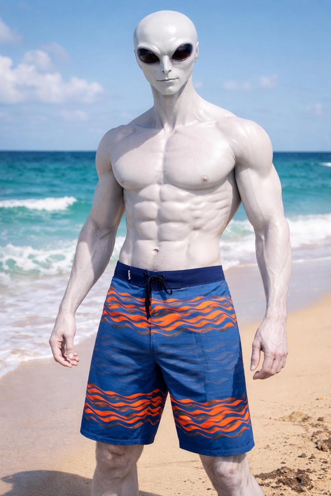 Hurley Hurley Phantom Men’s 31-34 Board Shorts Blue Orange Wave Size US 32 / EU 48 - 1 Thumbnail