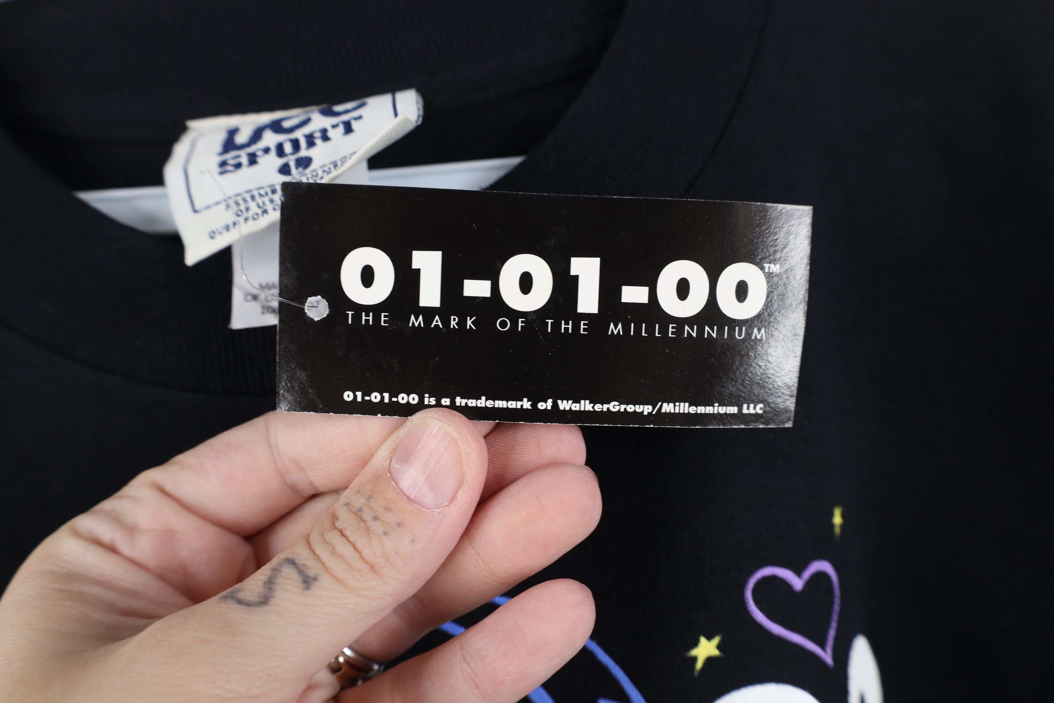 Vintage Deadstock Vintage Y2K Millennium 2000 Short Sleeve T-Shirt Size US L / EU 52-54 / 3 - 5 Thumbnail