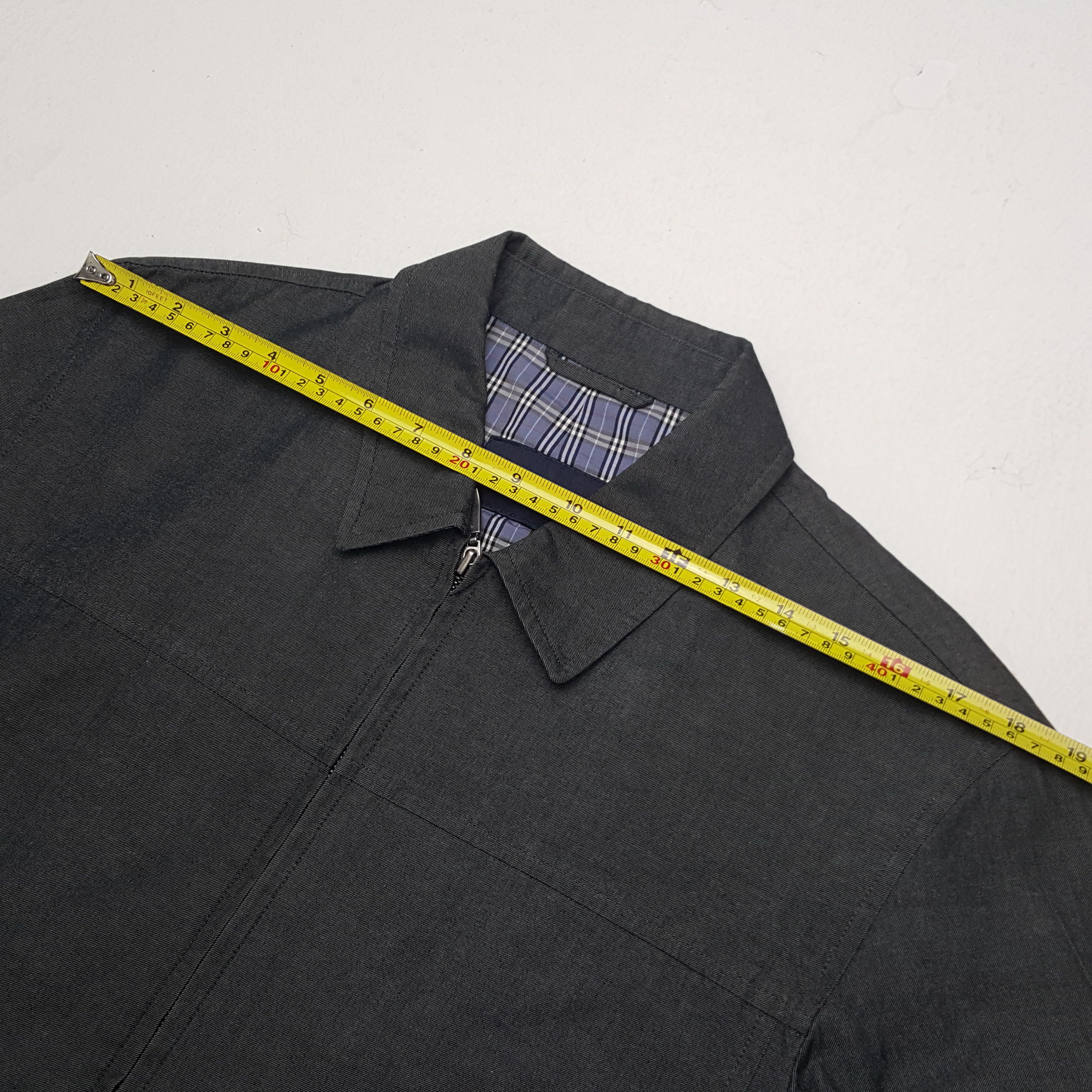 Burberry × Vintage Vintage Burberry London Zipper Custom Art Logo Jacket Size US L / EU 52-54 / 3 - 5 Thumbnail