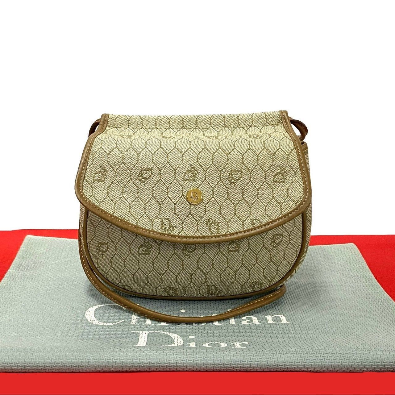 Dior Dior Shoulder Bag Neutrals Leather Size ONE SIZE - 1 Thumbnail