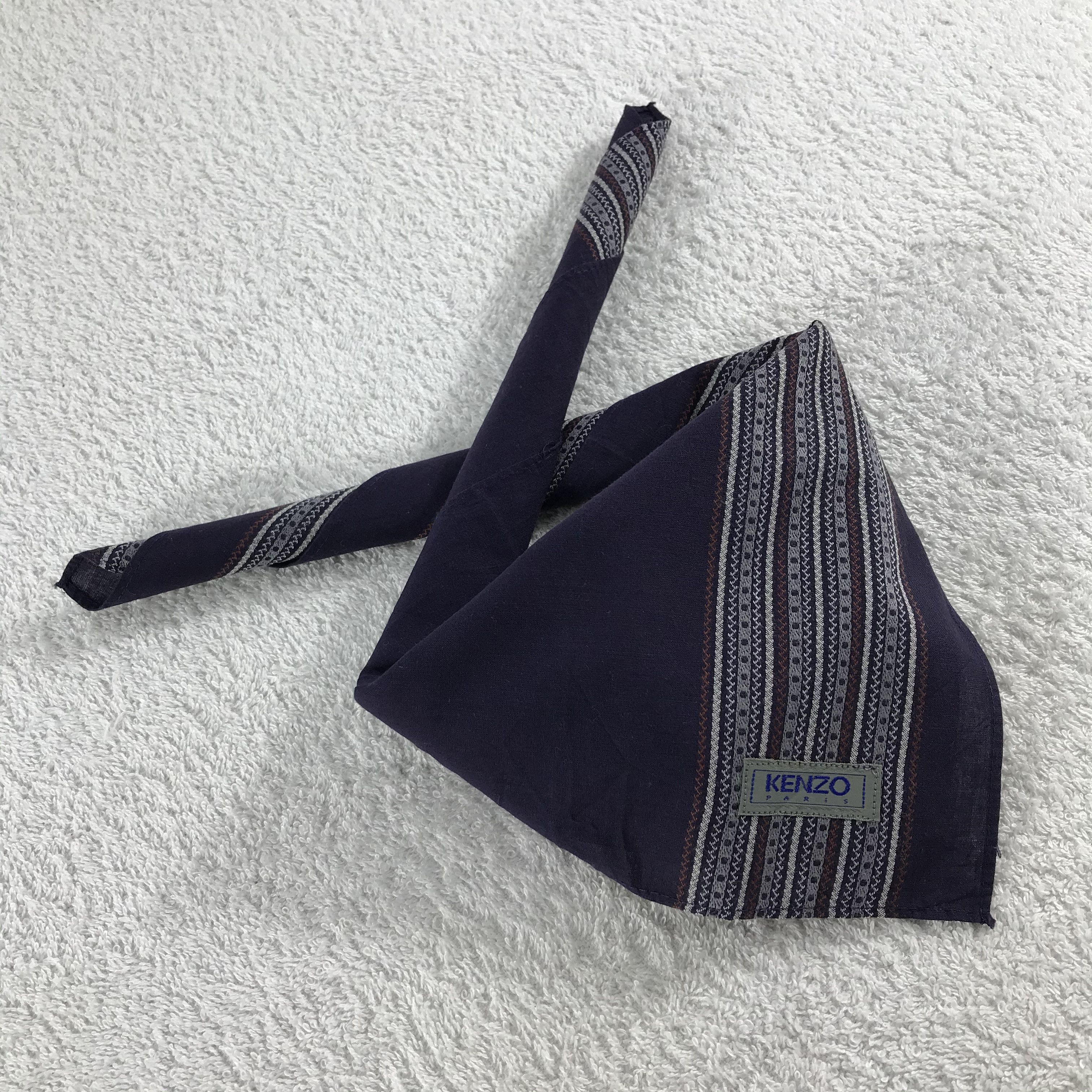 Kenzo × Vintage Kenzo Bandana / Handkerchief / Neckerchief - S316 Size ONE SIZE - 4 Thumbnail