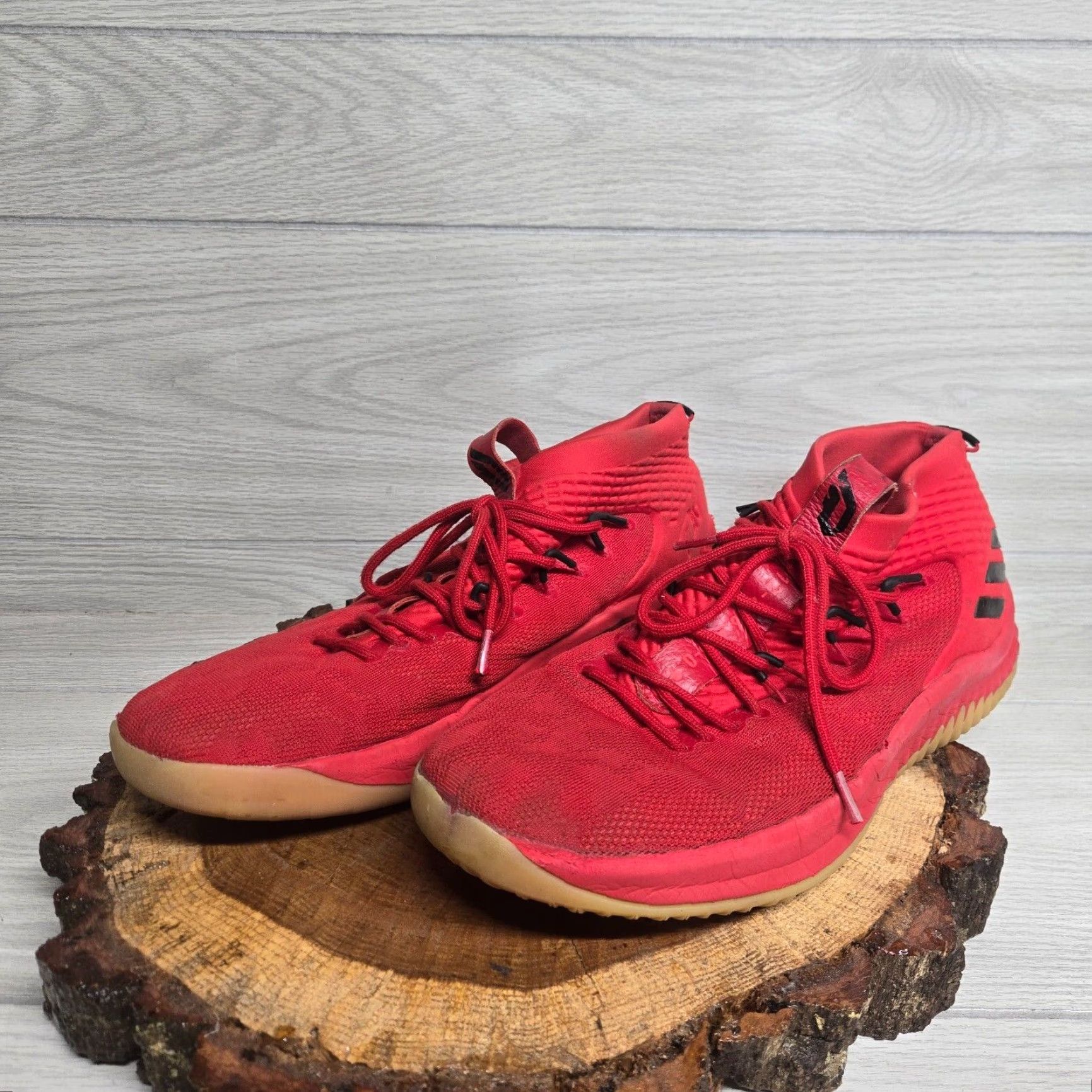 Adidas Adidas Dame 4 Low Top Basketball Sneakers Mens Size 15 Red CQ0186 Size US M / EU 48-50 / 2 - 2 Thumbnail