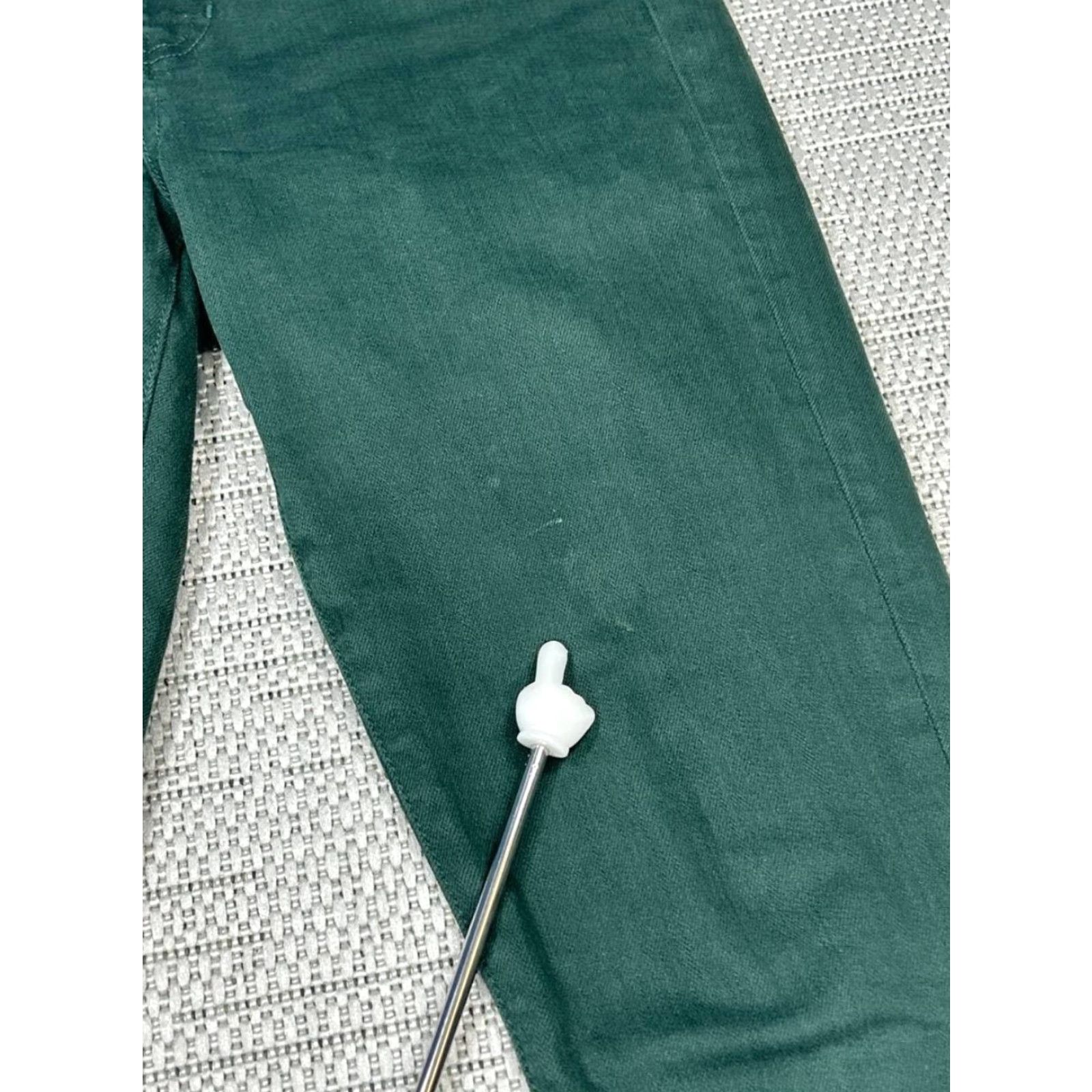 Veronica Beard Veronica Beard Jeans Womens 27 Debbie Skinny Green Denim Size 27" / US 4 / IT 40 - 2 Thumbnail
