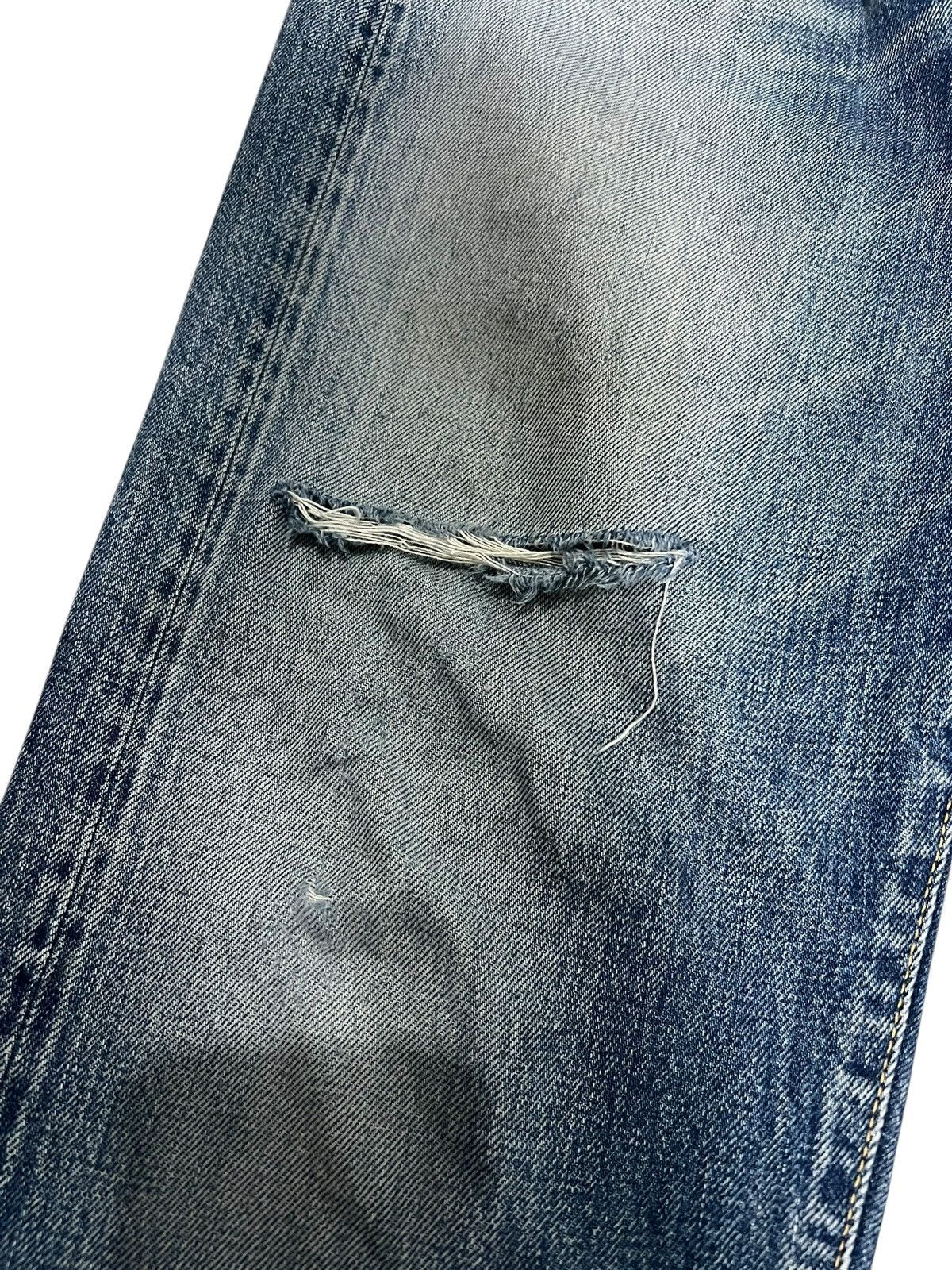 Blue Blue Japan Blue Blue Japan Distress Selvedge Jean Size US 32 / EU 48 - 7 Thumbnail