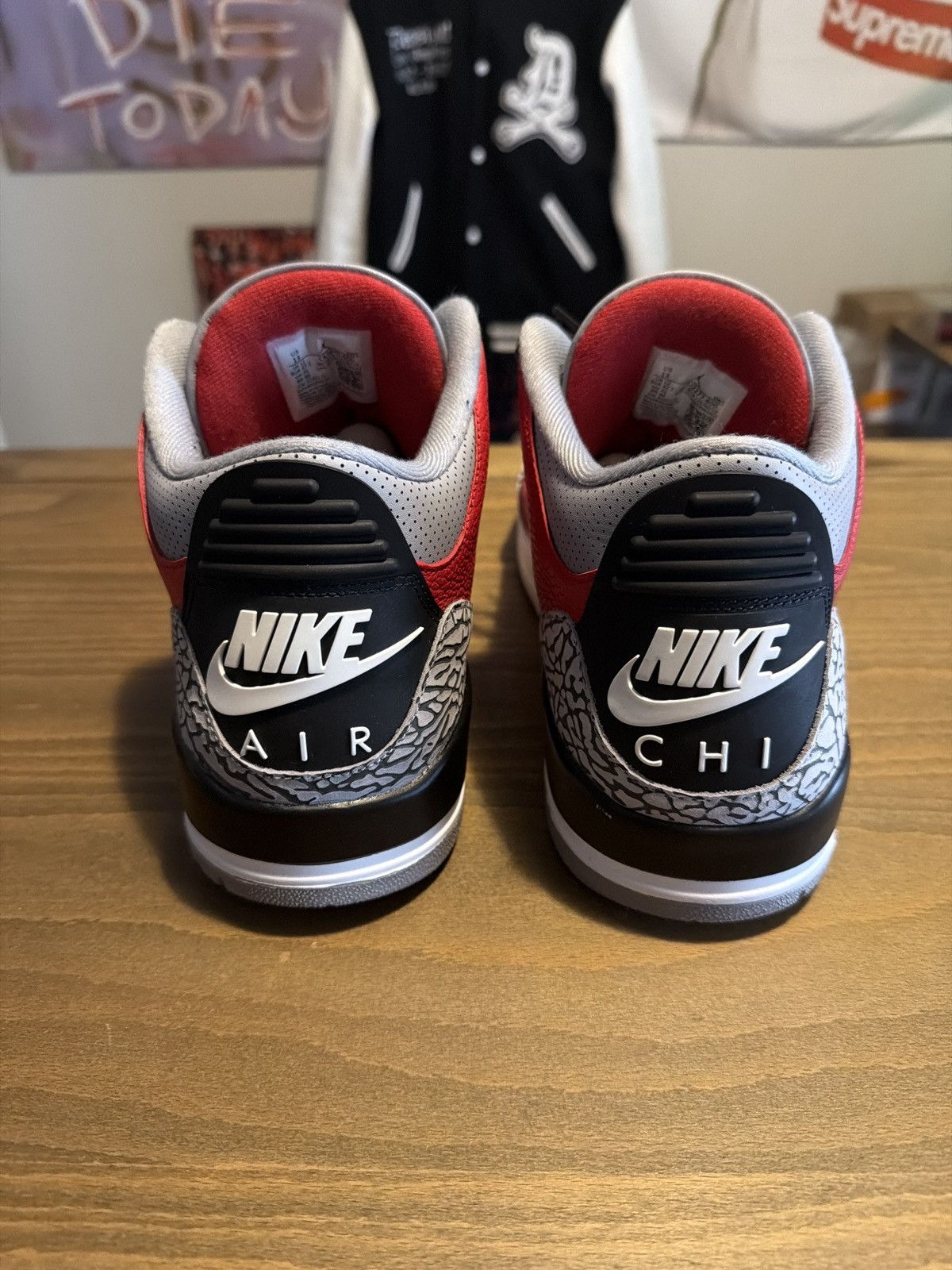 Jordan Brand Jordan 3 Fire Red Unite Mix Match Size US 13 / EU 46 - 1 Thumbnail