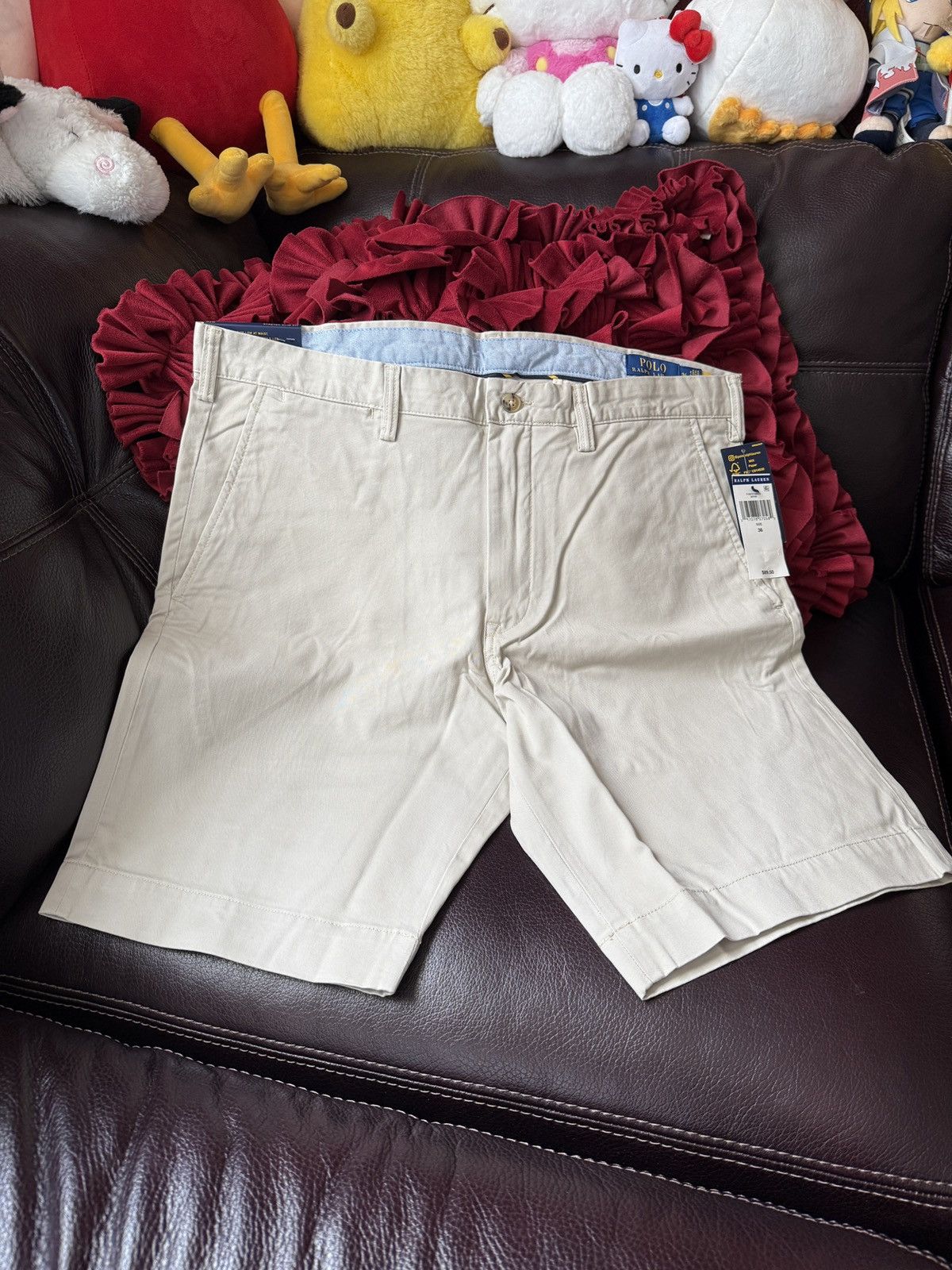 Polo Ralph Lauren Polo Ralph Lauren Shorts Men's Size 36 Fit White 9" Size US 36 / EU 52 - 4 Thumbnail